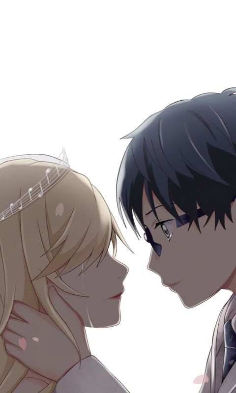 Download mobile wallpaper Anime, Kousei Arima, Kaori Miyazono, Your Lie In April for free.