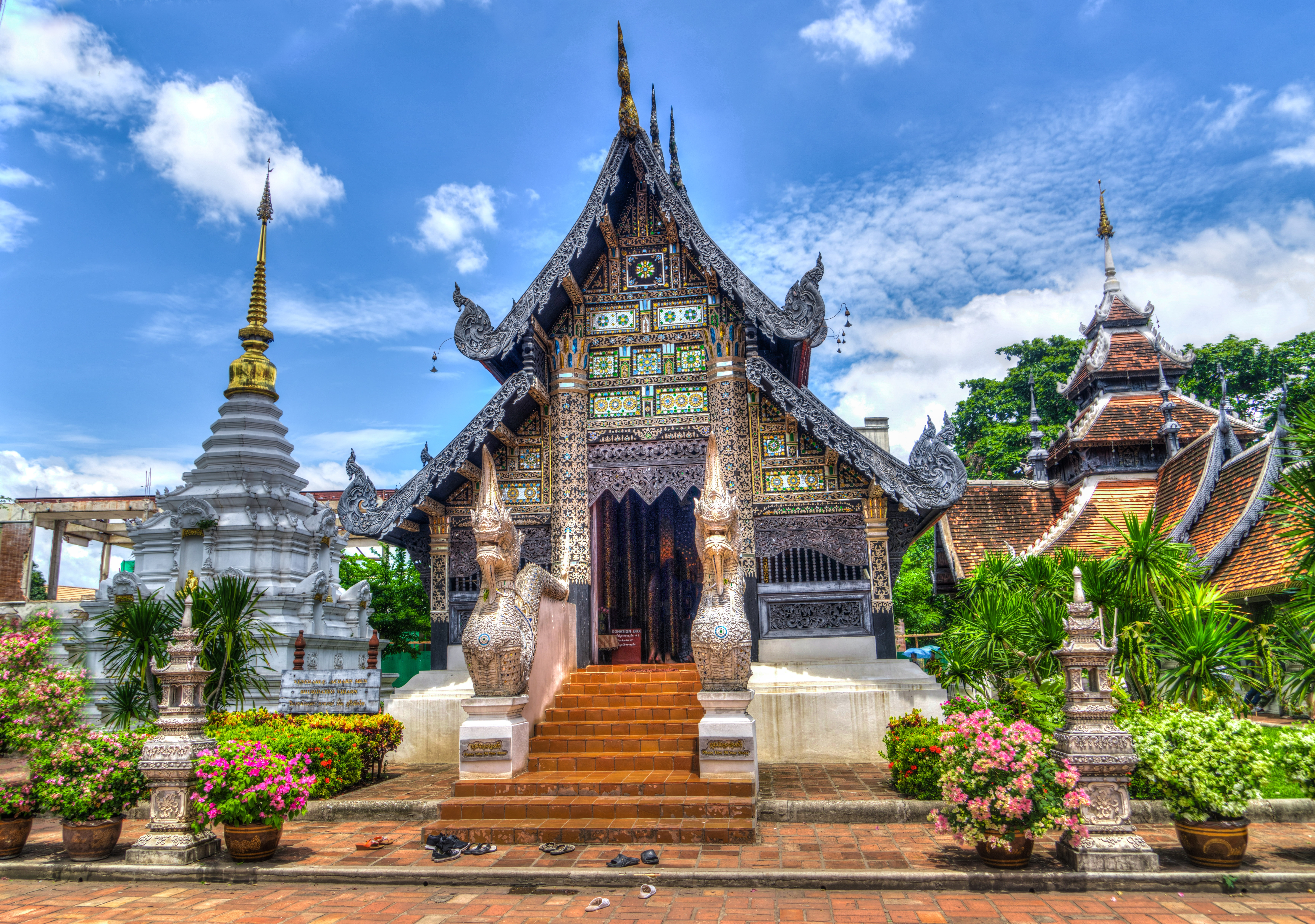 52931 Bild herunterladen tempel, thailand, städte, hdr, chiang mai - Hintergrundbilder und Bildschirmschoner kostenlos