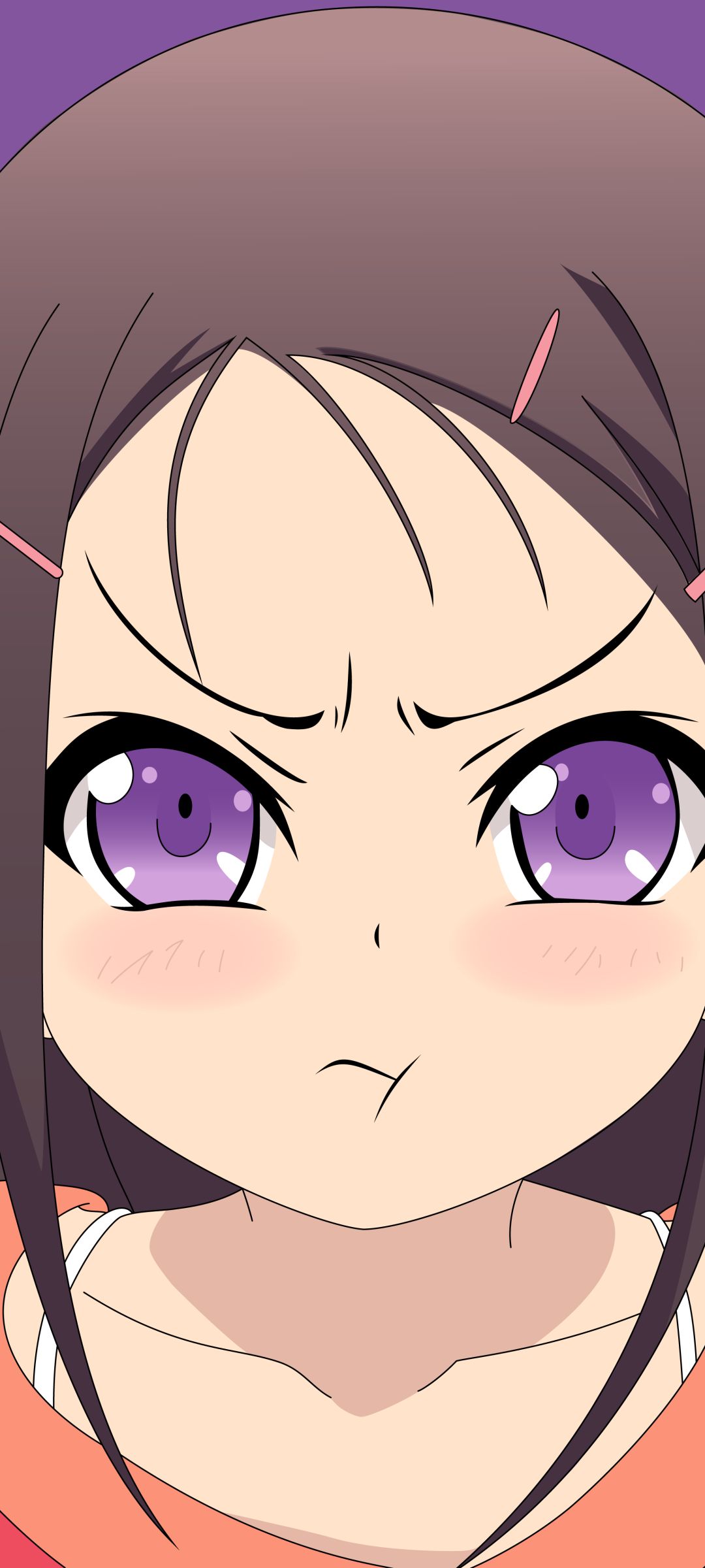 Download mobile wallpaper Anime, Charlotte, Purple Eyes, Ayumi Otosaka for free.
