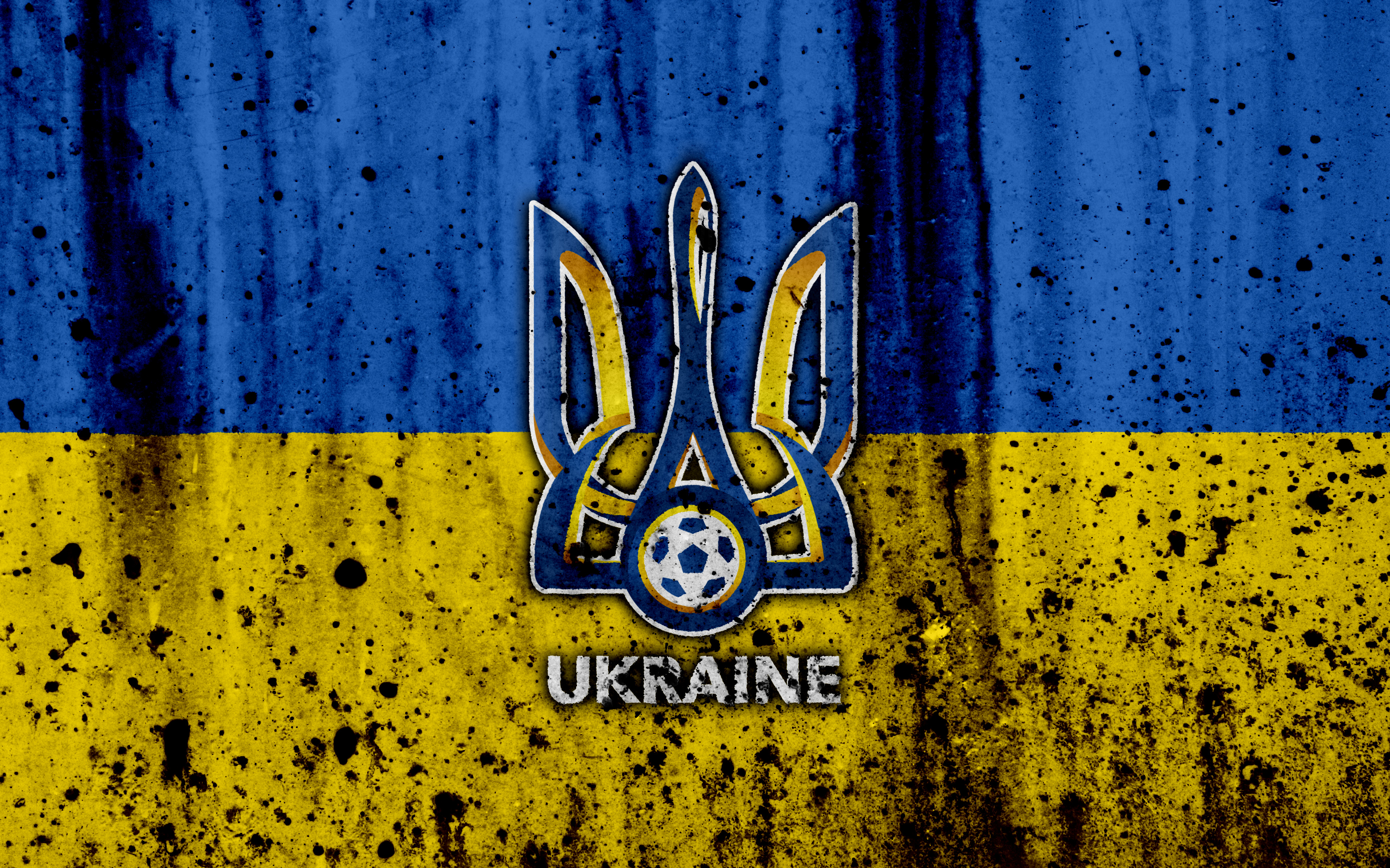 451758 descargar fondo de pantalla deporte, selección de fútbol de ucrania, emblema, logo, fútbol, ucrania: protectores de pantalla e imágenes gratis