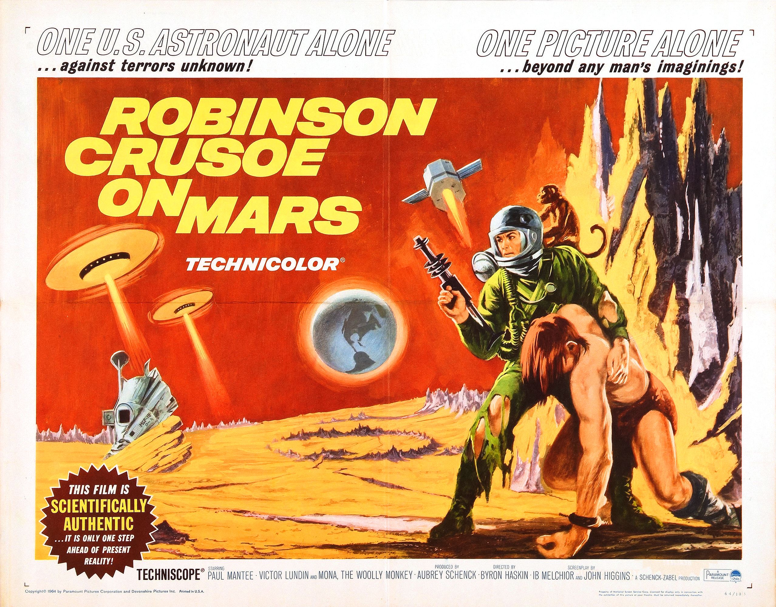 Download mobile wallpaper Movie, Robinson Crusoe On Mars for free.