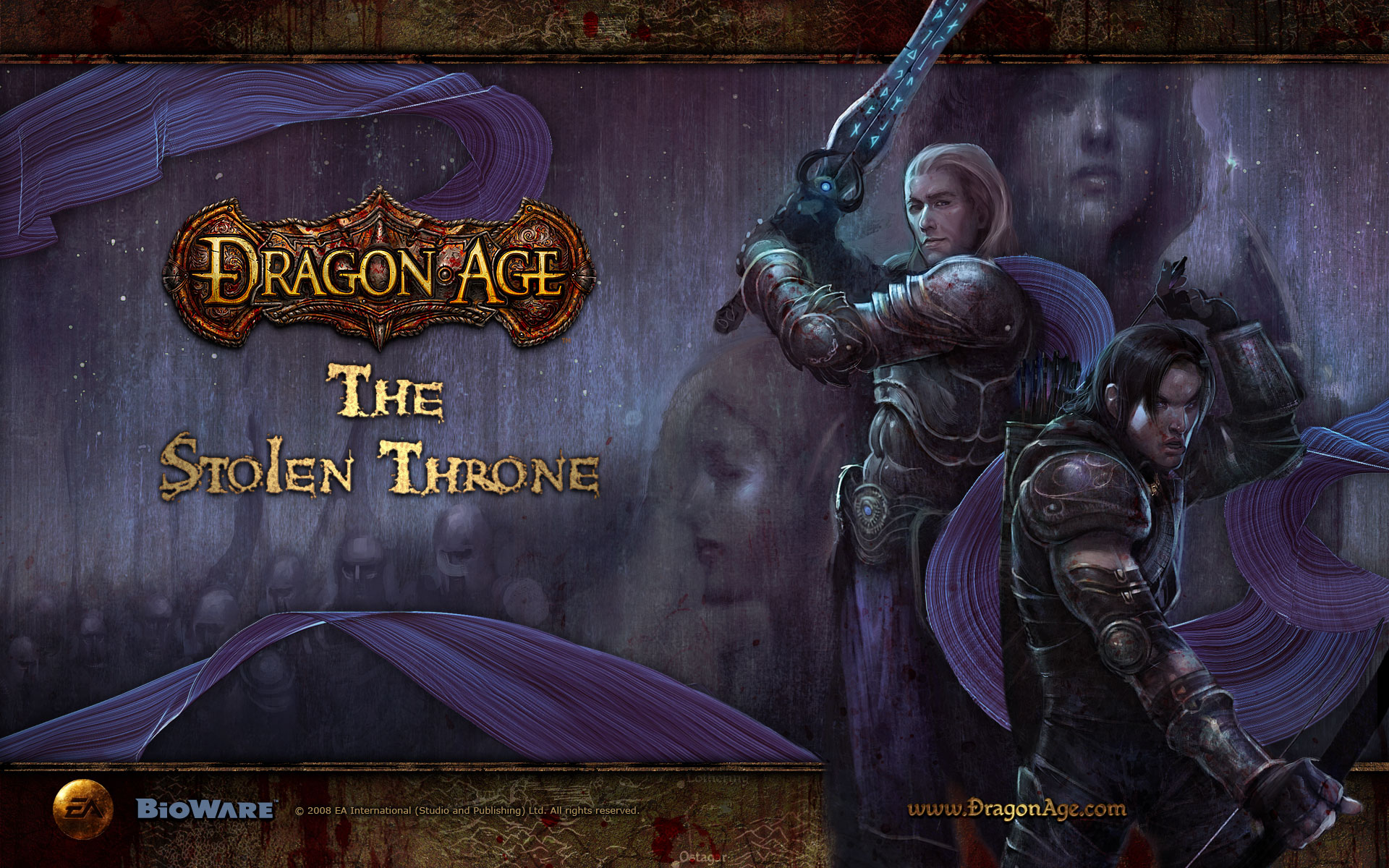 Baixar papel de parede para celular de Dragon Age: Origins, Era Do Dragão, Guerreiro, Videogame gratuito.
