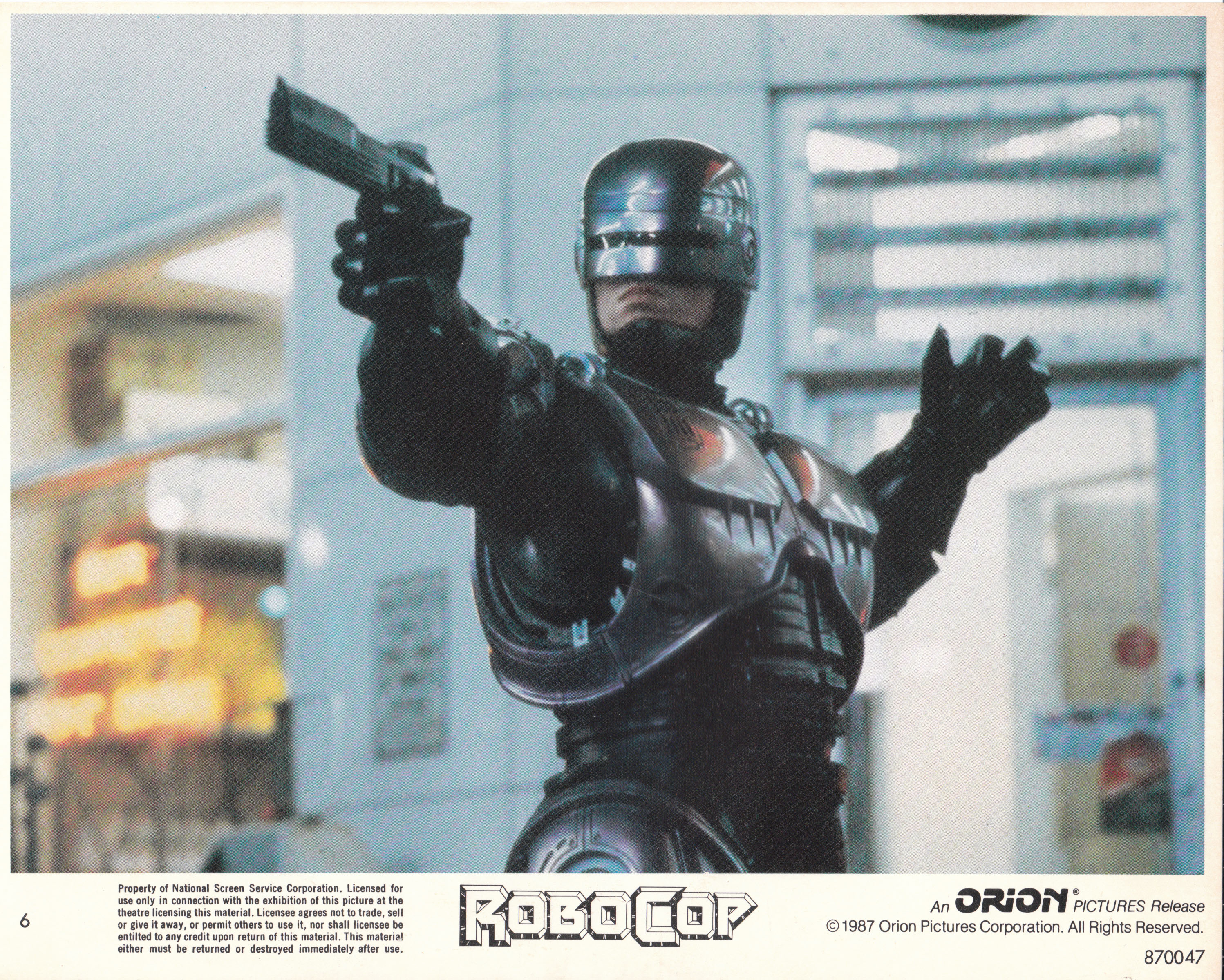 Download mobile wallpaper Robocop (1987), Robocop, Movie for free.