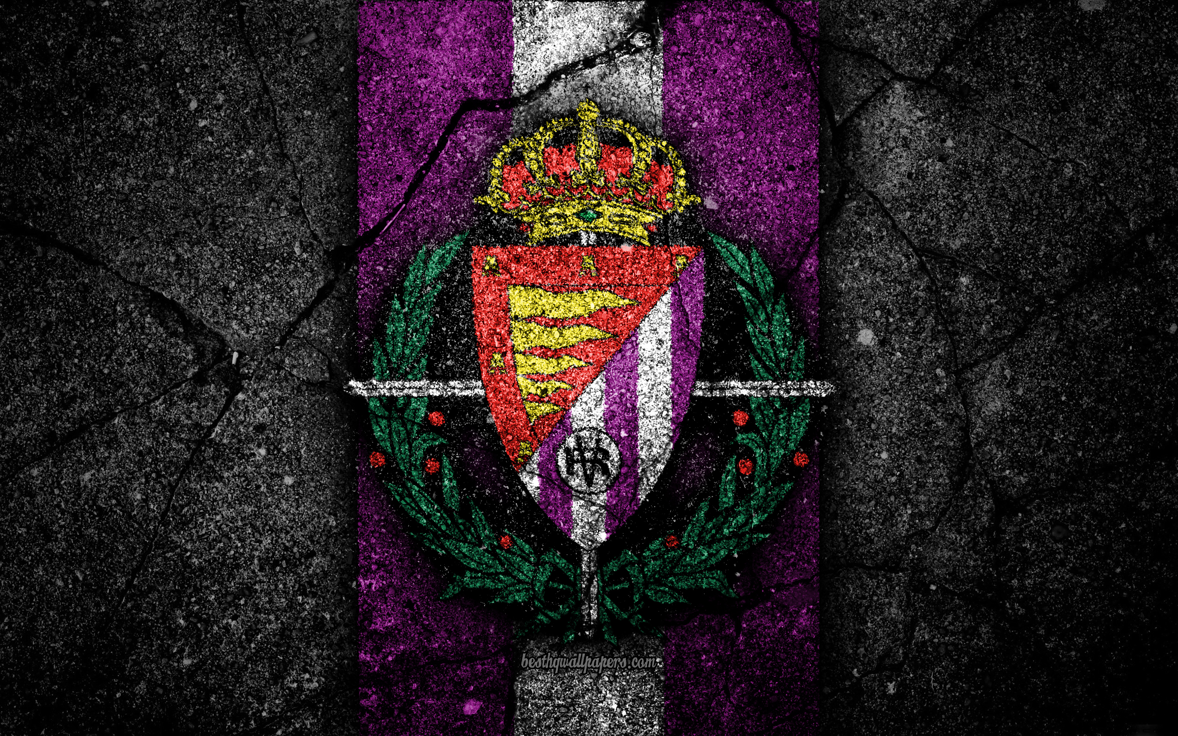 Download mobile wallpaper Sports, Logo, Emblem, Soccer, Real Valladolid for free.