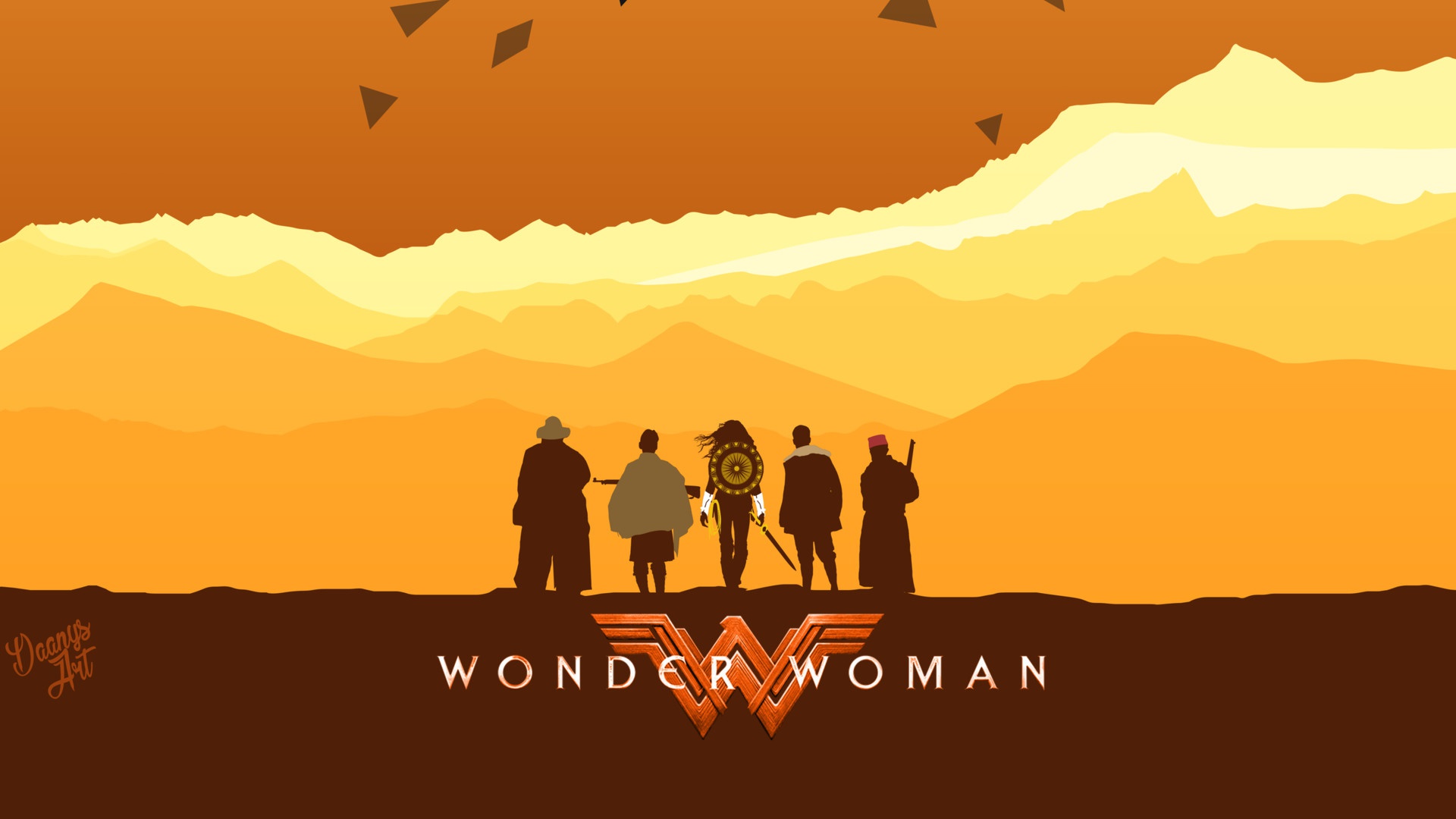 Download mobile wallpaper Movie, Dc Comics, Wonder Woman, Steve Trevor for free.