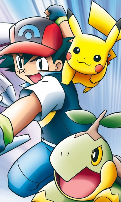Baixar papel de parede para celular de Anime, Pokémon, Pikachu, Ash Ketchum, Dialga (Pokémon), Palkia (Pokémon), Turtwig (Pokémon) gratuito.