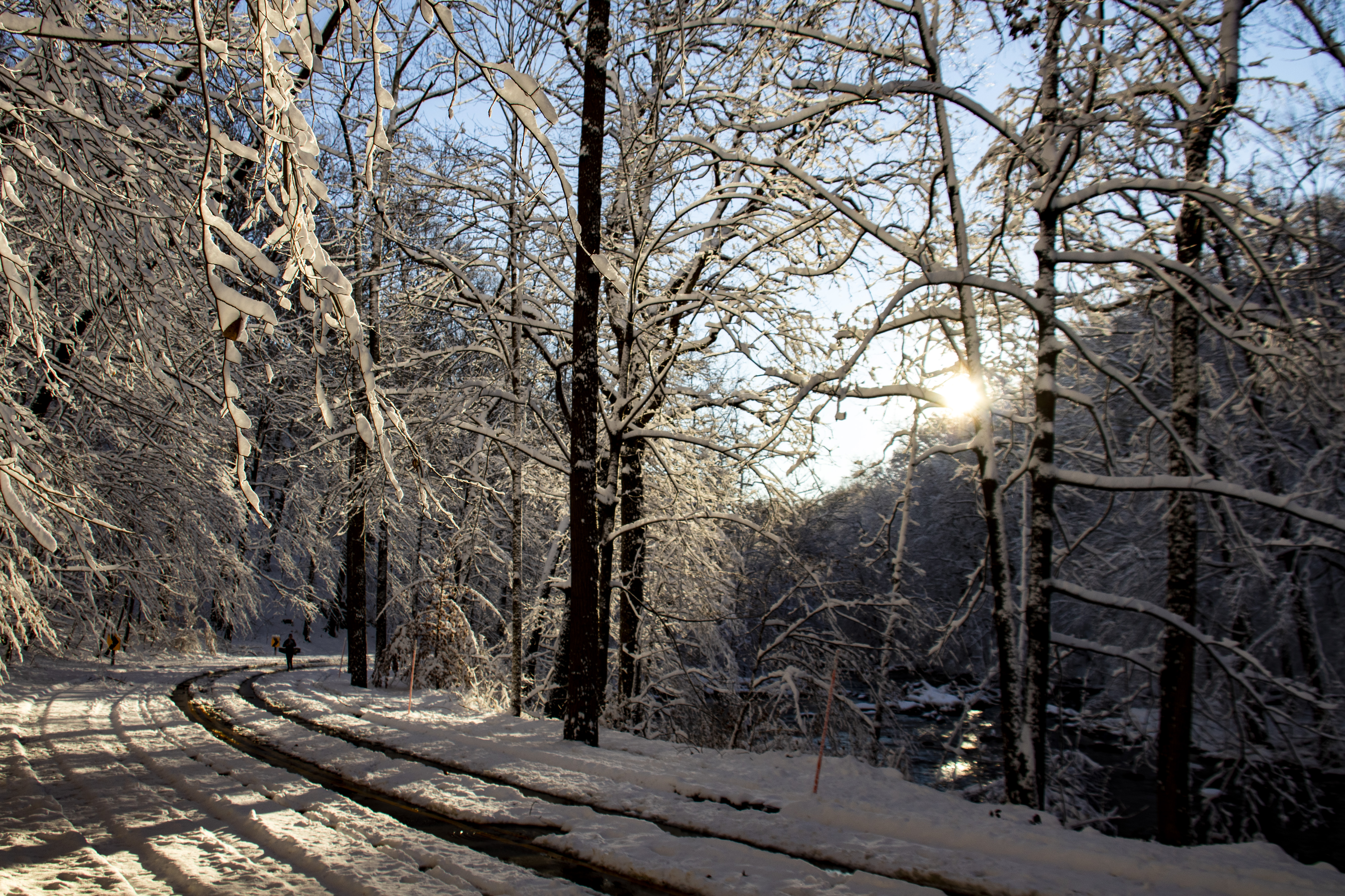 Descarga gratis la imagen Invierno, Atardecer, Tierra/naturaleza en el escritorio de tu PC