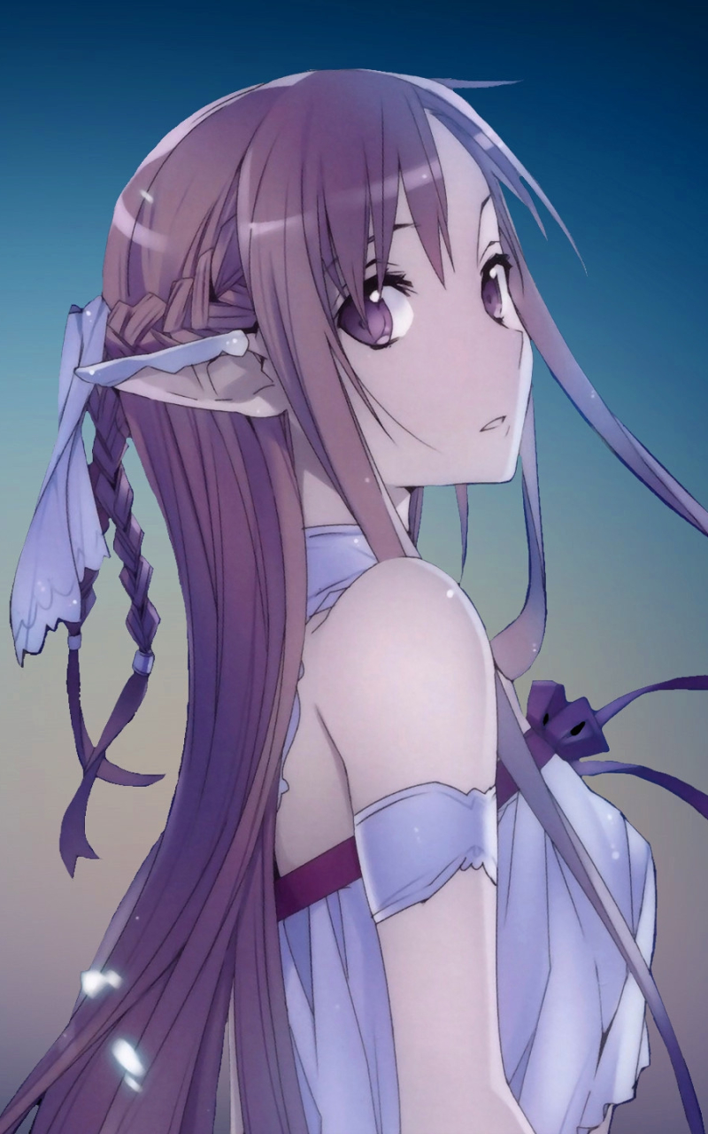 Handy-Wallpaper Animes, Asuna Yuuki, Sword Art Online kostenlos herunterladen.