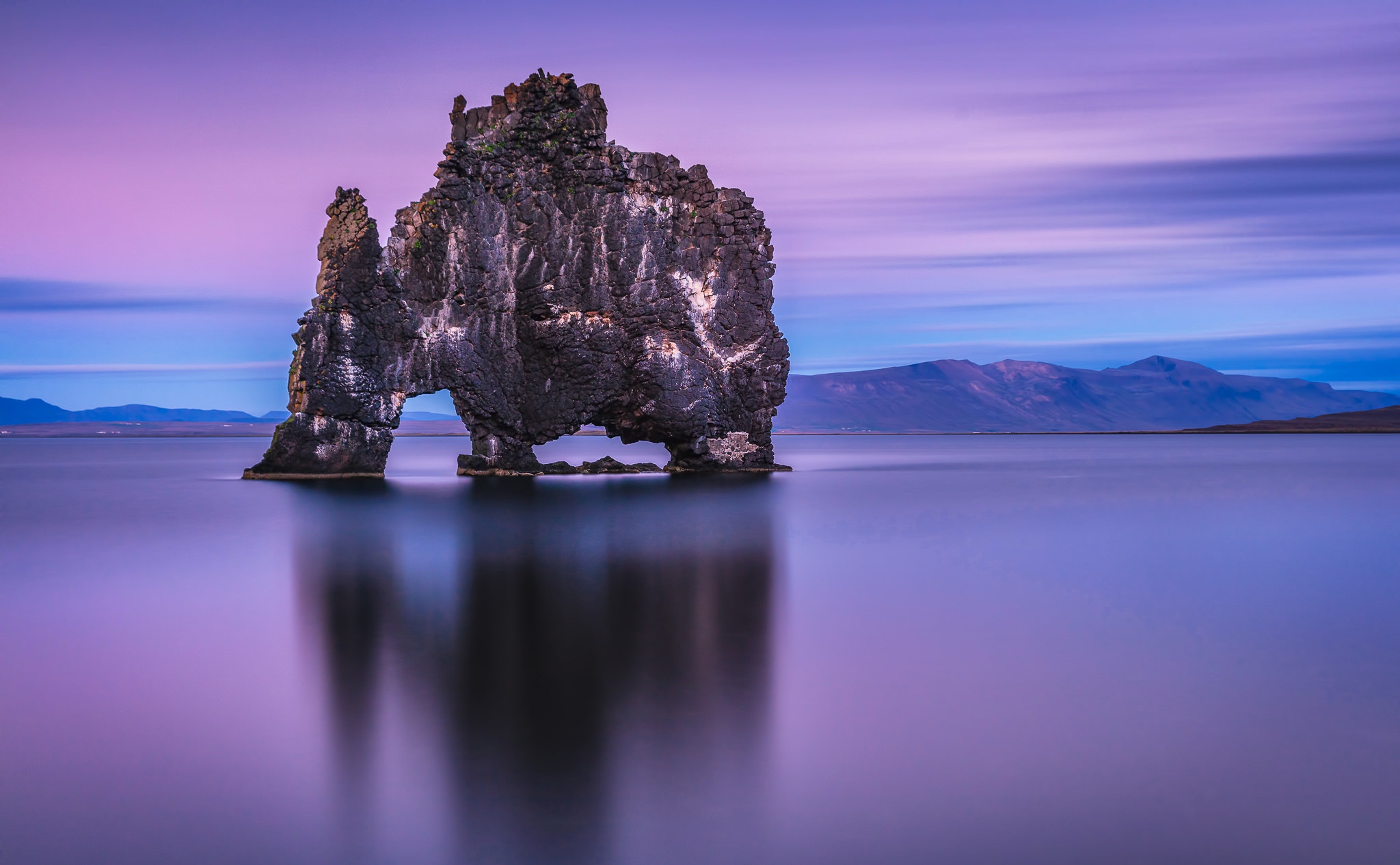 Free download wallpaper Nature, Sky, Lake, Earth, Purple, Arch on your PC desktop