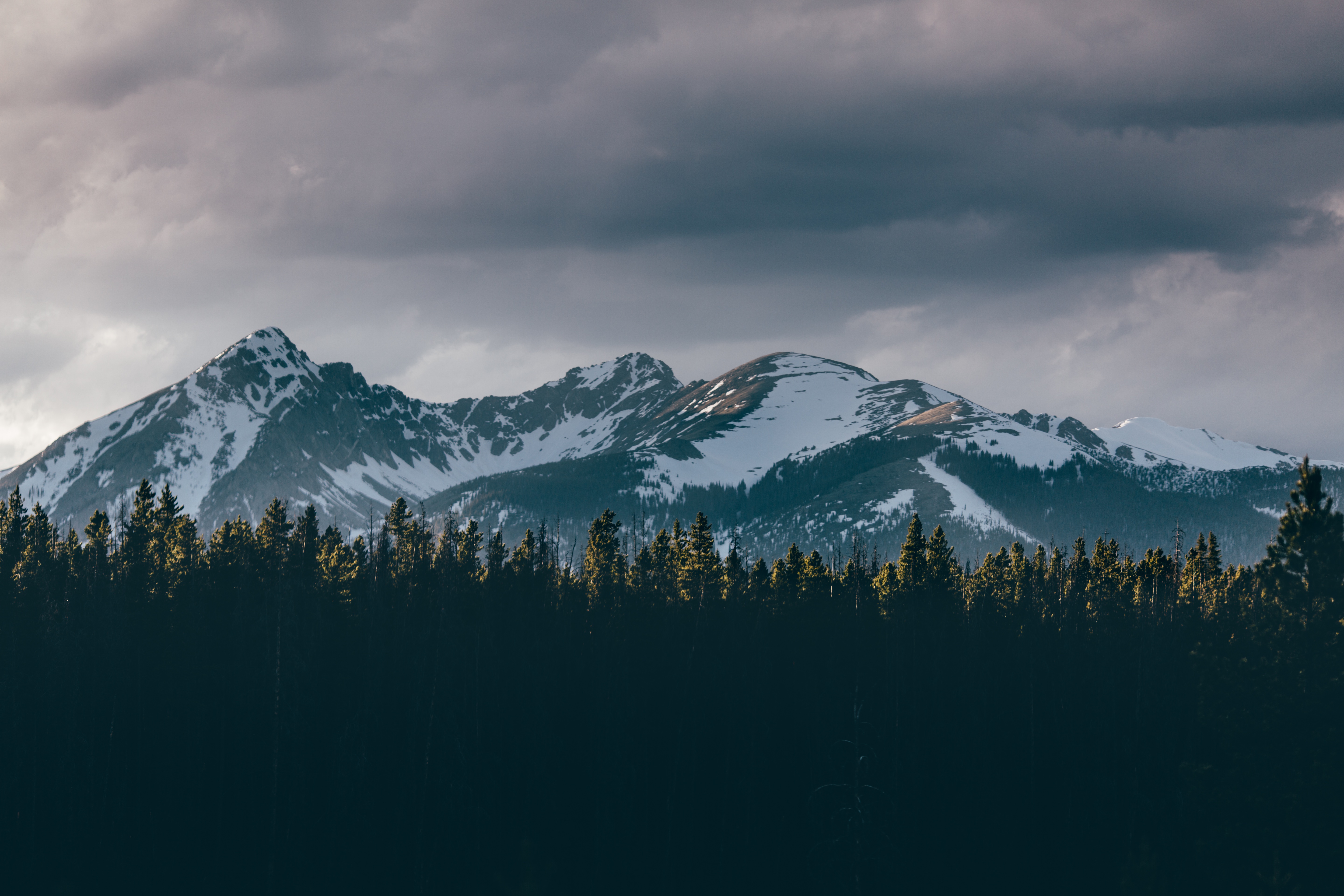PCデスクトップに自然, 木, スカイ, 山脈, 雪, 頂点, トップス画像を無料でダウンロード