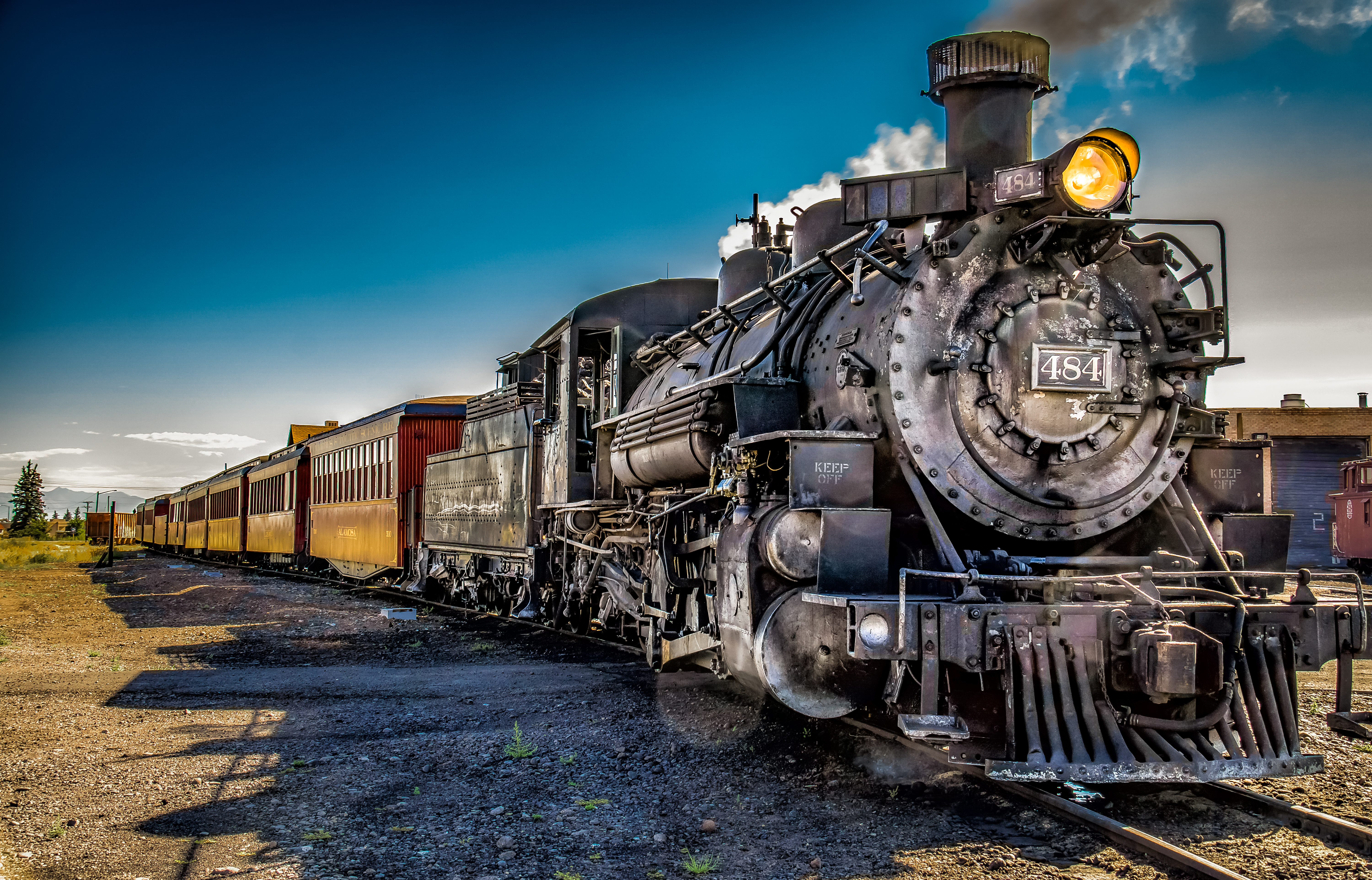1526465 descargar imagen tren de vapor, vehículos, locomotora, tren: fondos de pantalla y protectores de pantalla gratis