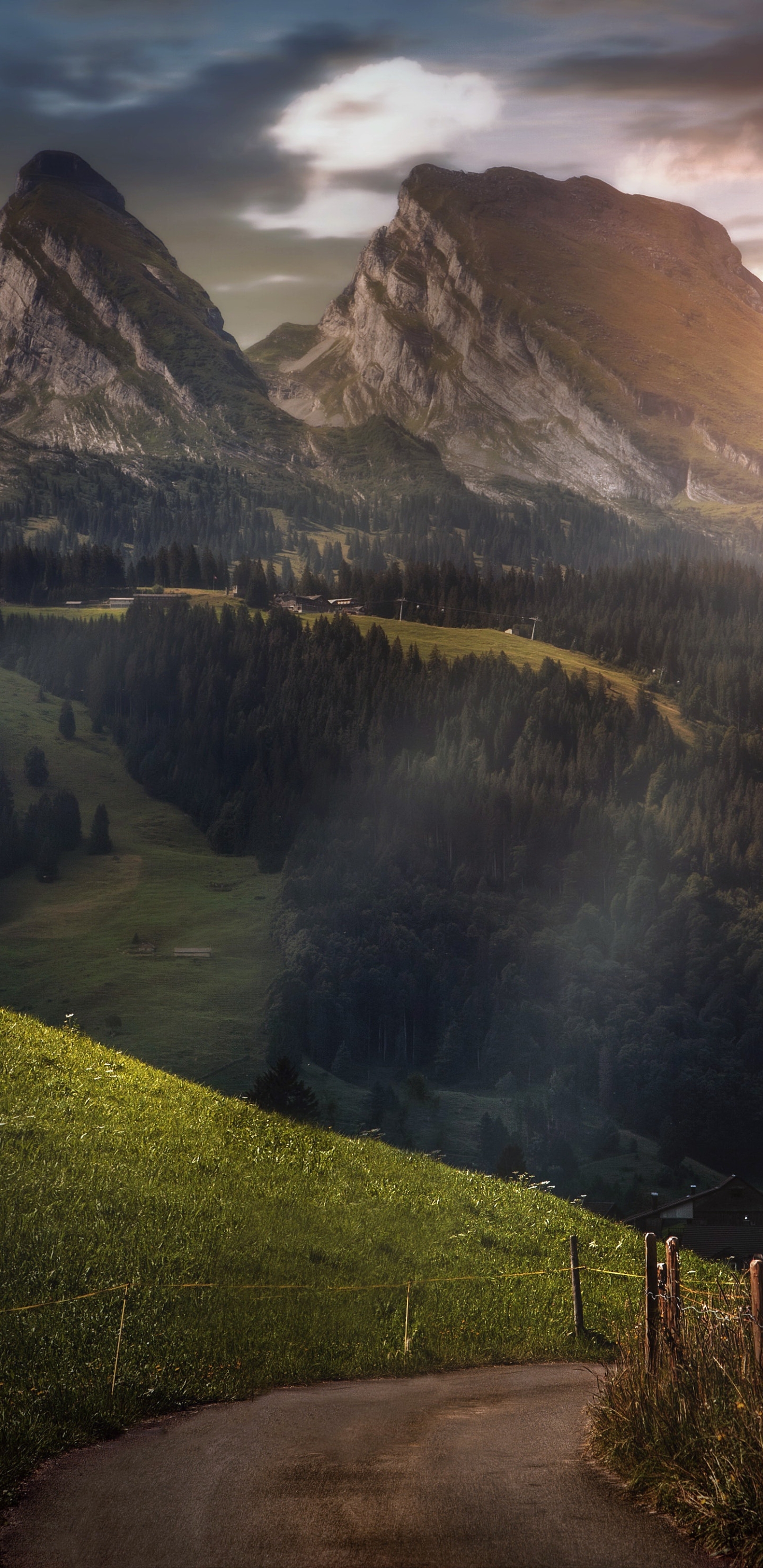 Handy-Wallpaper Landschaft, Berg, Schweiz, Gebirge, Fotografie kostenlos herunterladen.