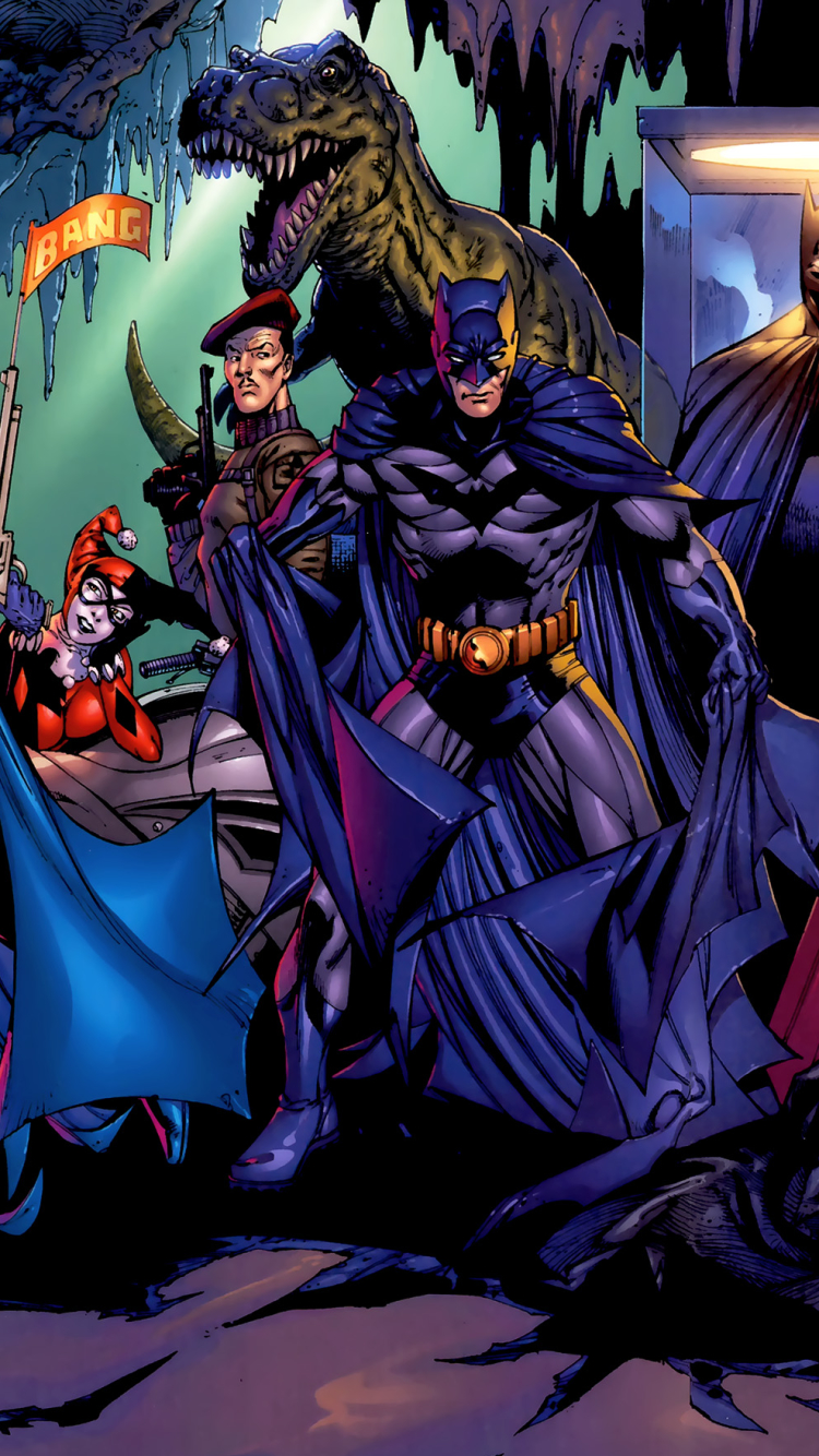 Handy-Wallpaper Batman, Comics, The Batman, Harley Quinn kostenlos herunterladen.