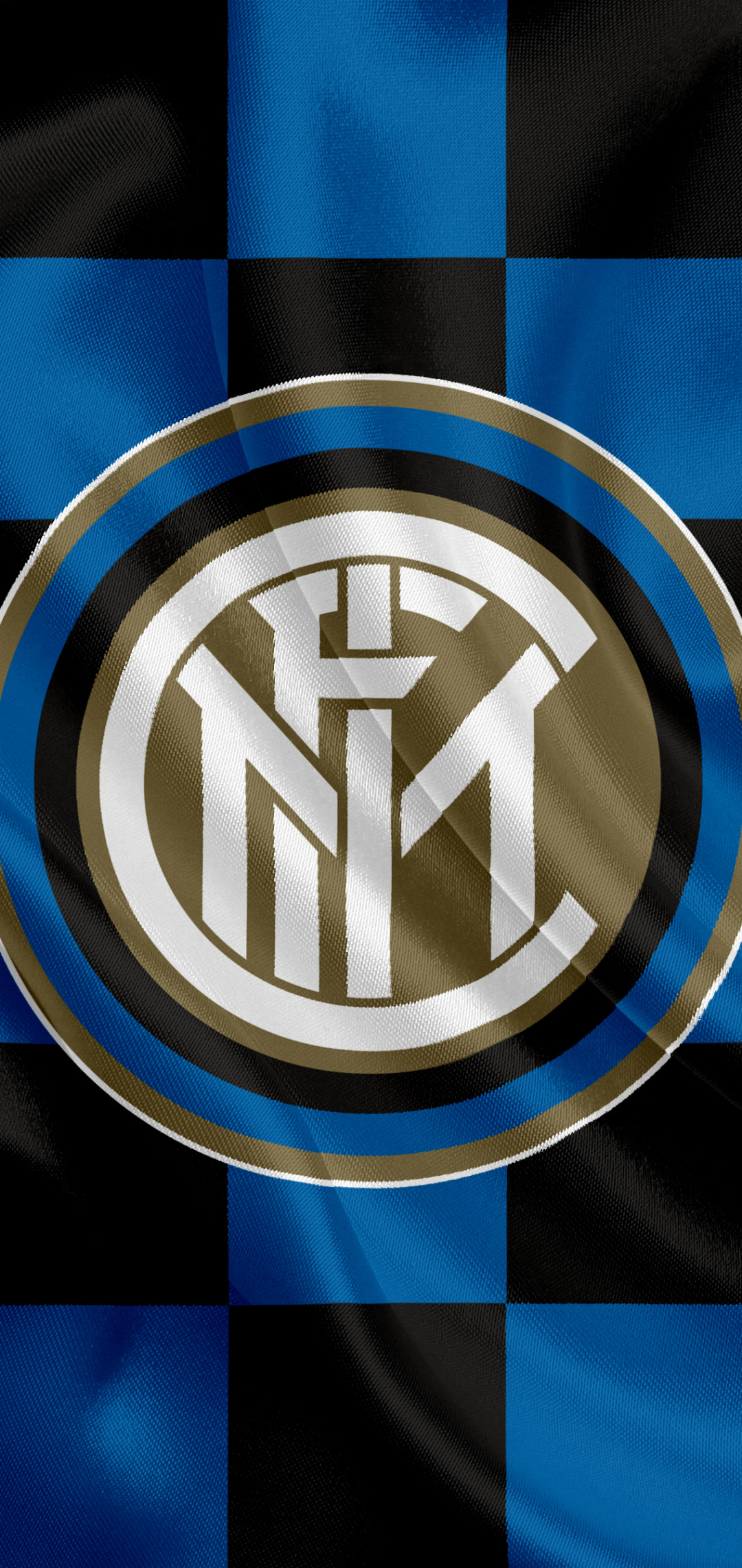 Handy-Wallpaper Sport, Fußball, Logo, Emblem, Inter Mailand kostenlos herunterladen.