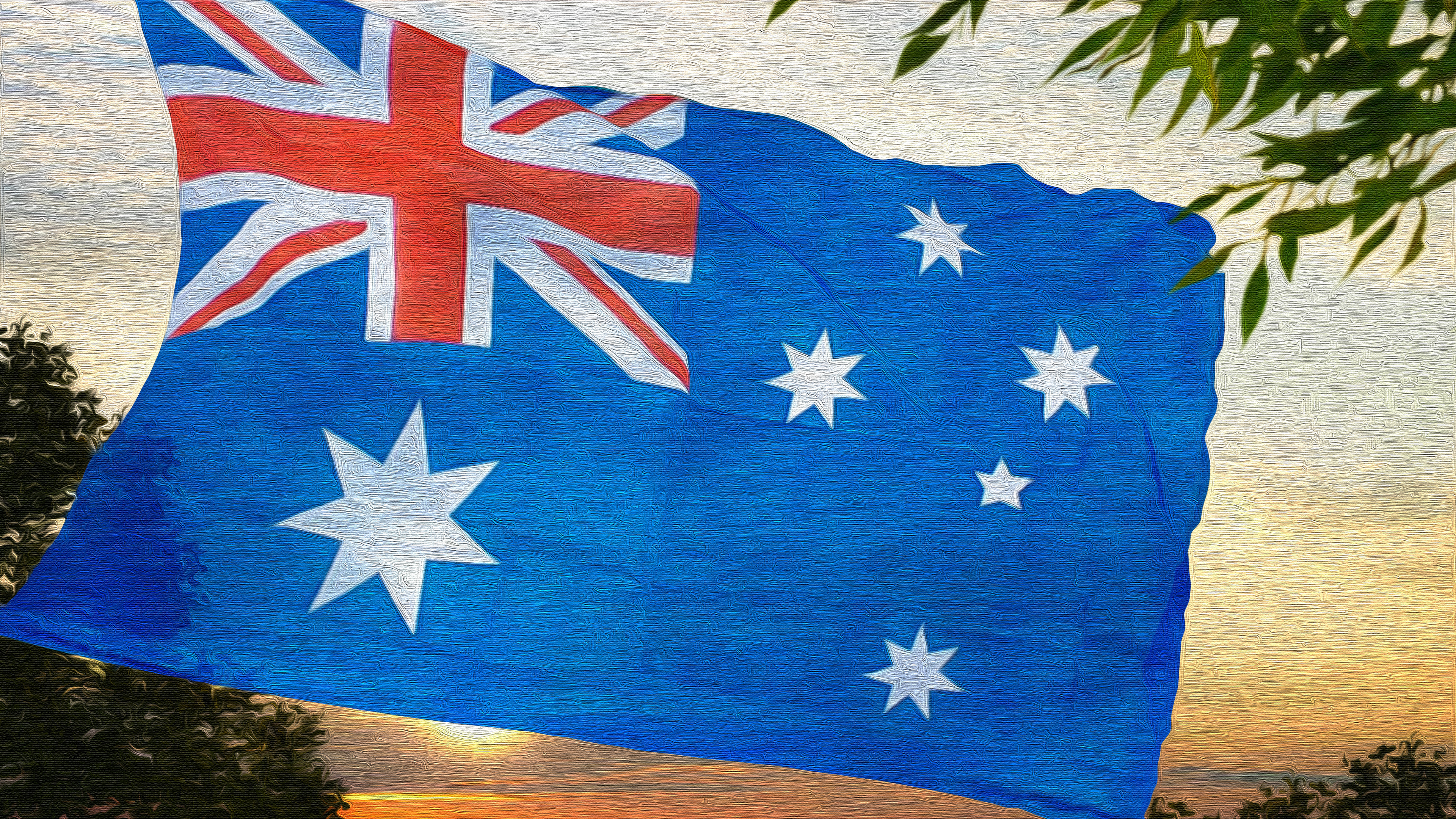 1530657画像をダウンロードその他, オーストラリアの国旗, 国旗, フラグ-壁紙とスクリーンセーバーを無料で