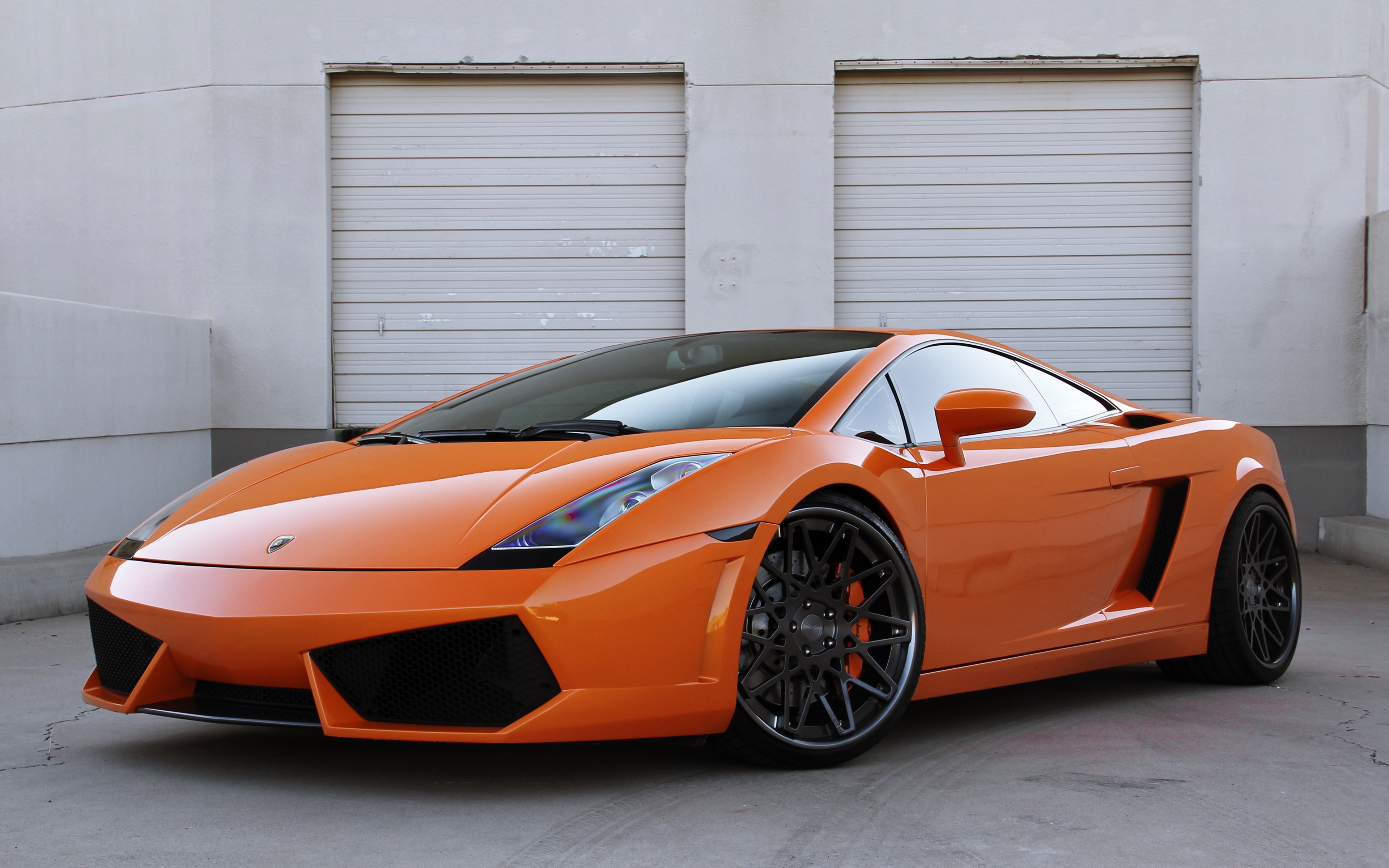 Download mobile wallpaper Orange Car, Lamborghini Gallardo, Lamborghini, Vehicles, Car for free.