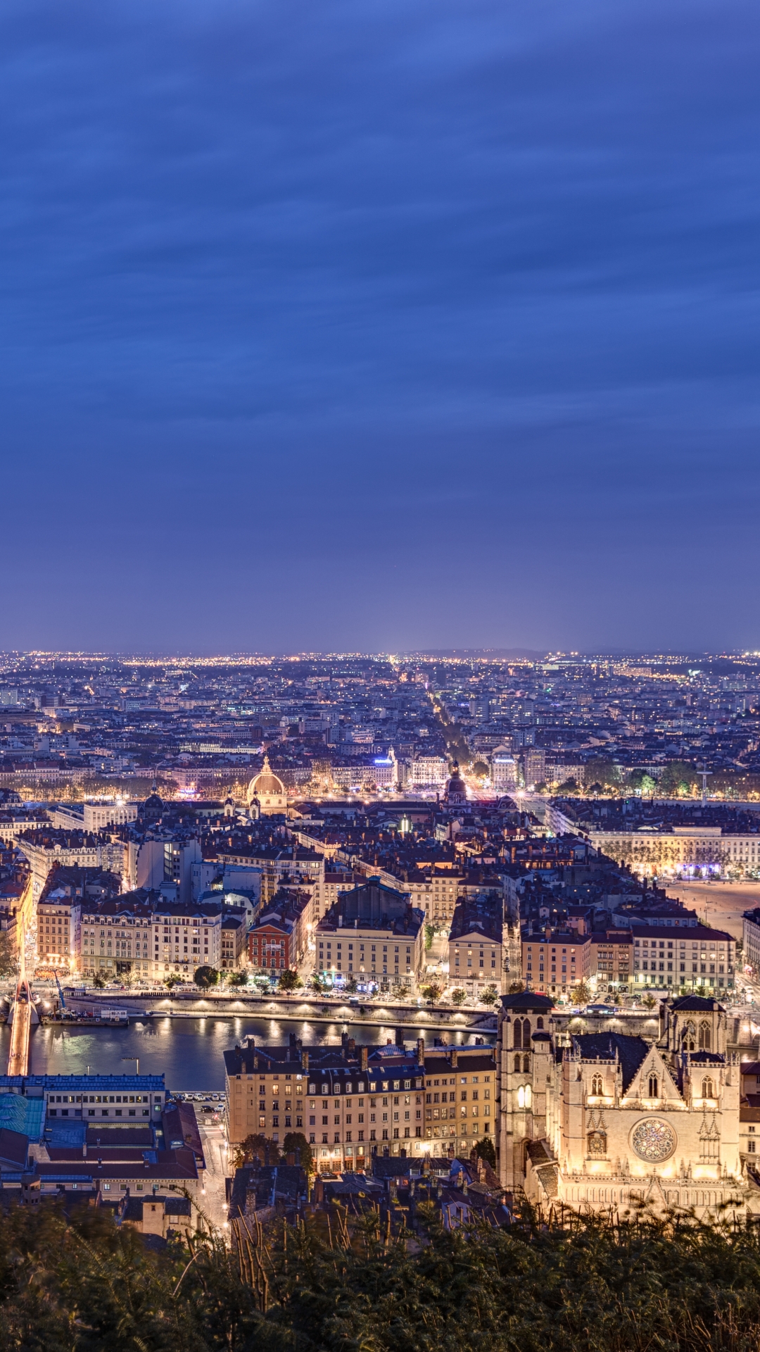 Descarga gratuita de fondo de pantalla para móvil de Ciudades, Francia, Panorama, Hecho Por El Hombre, Lyon.