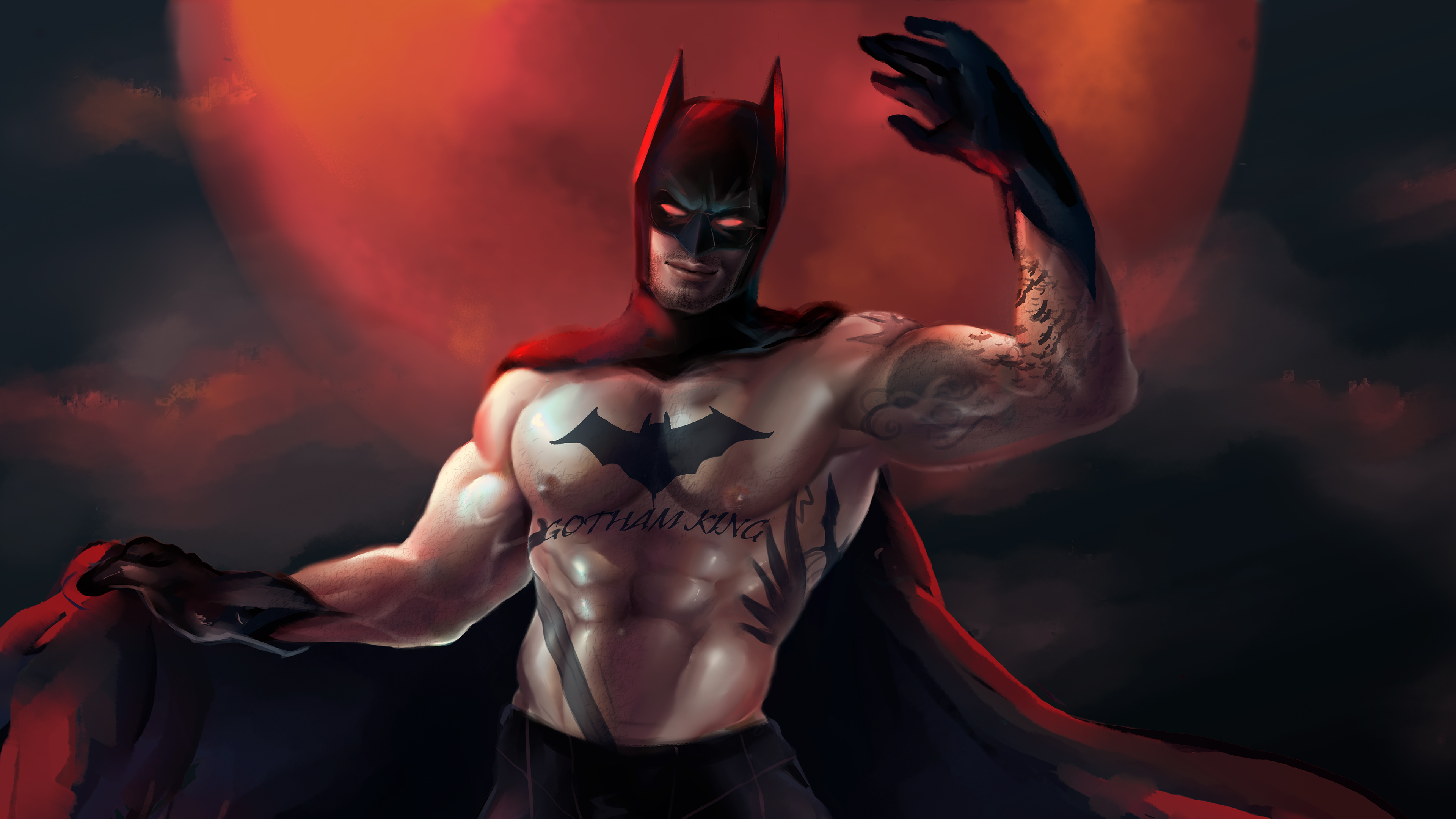 Descarga gratuita de fondo de pantalla para móvil de Tatuaje, Historietas, The Batman, Dc Comics.
