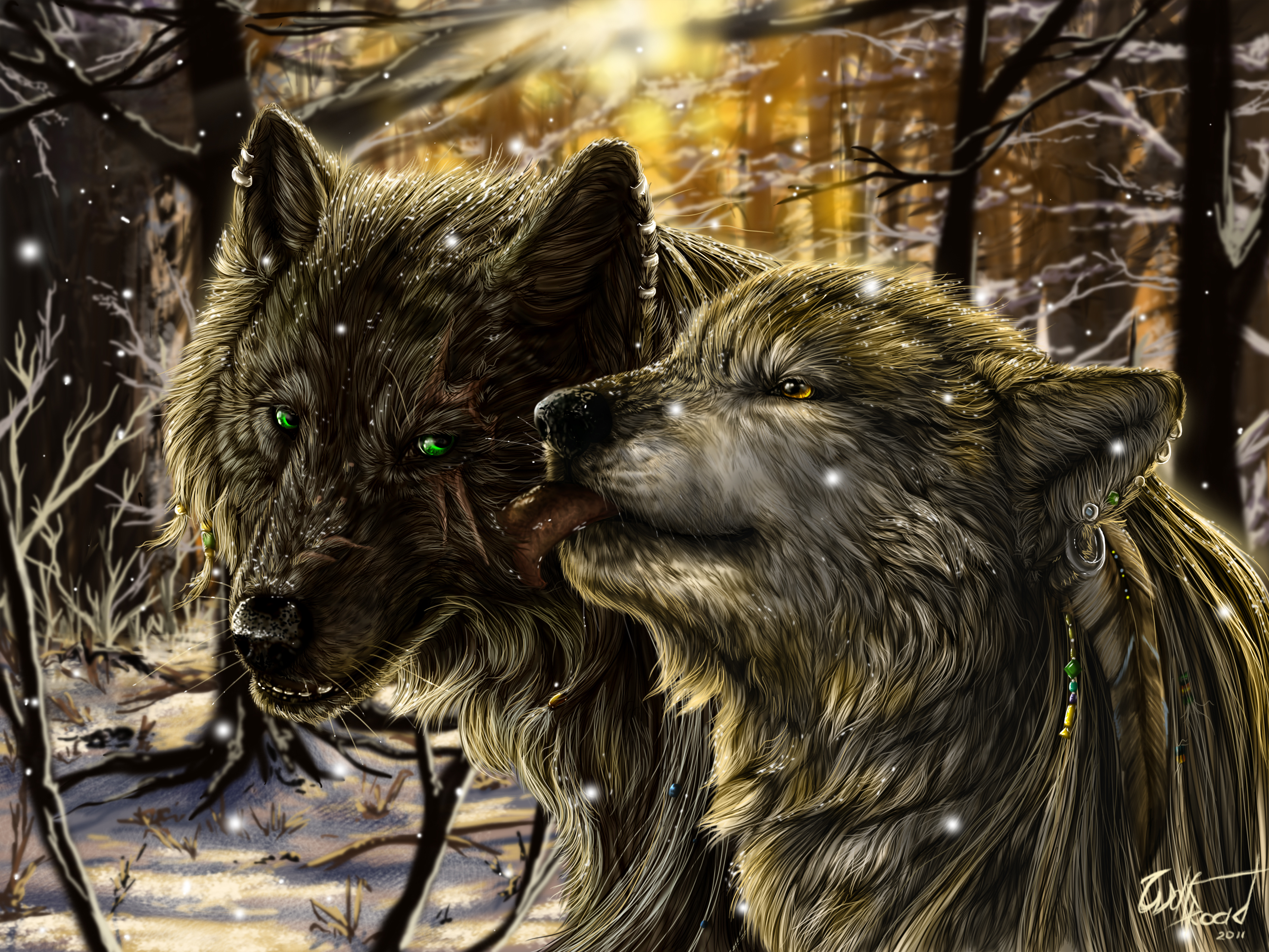 Free download wallpaper Fantasy Animals, Wolf, Fantasy on your PC desktop