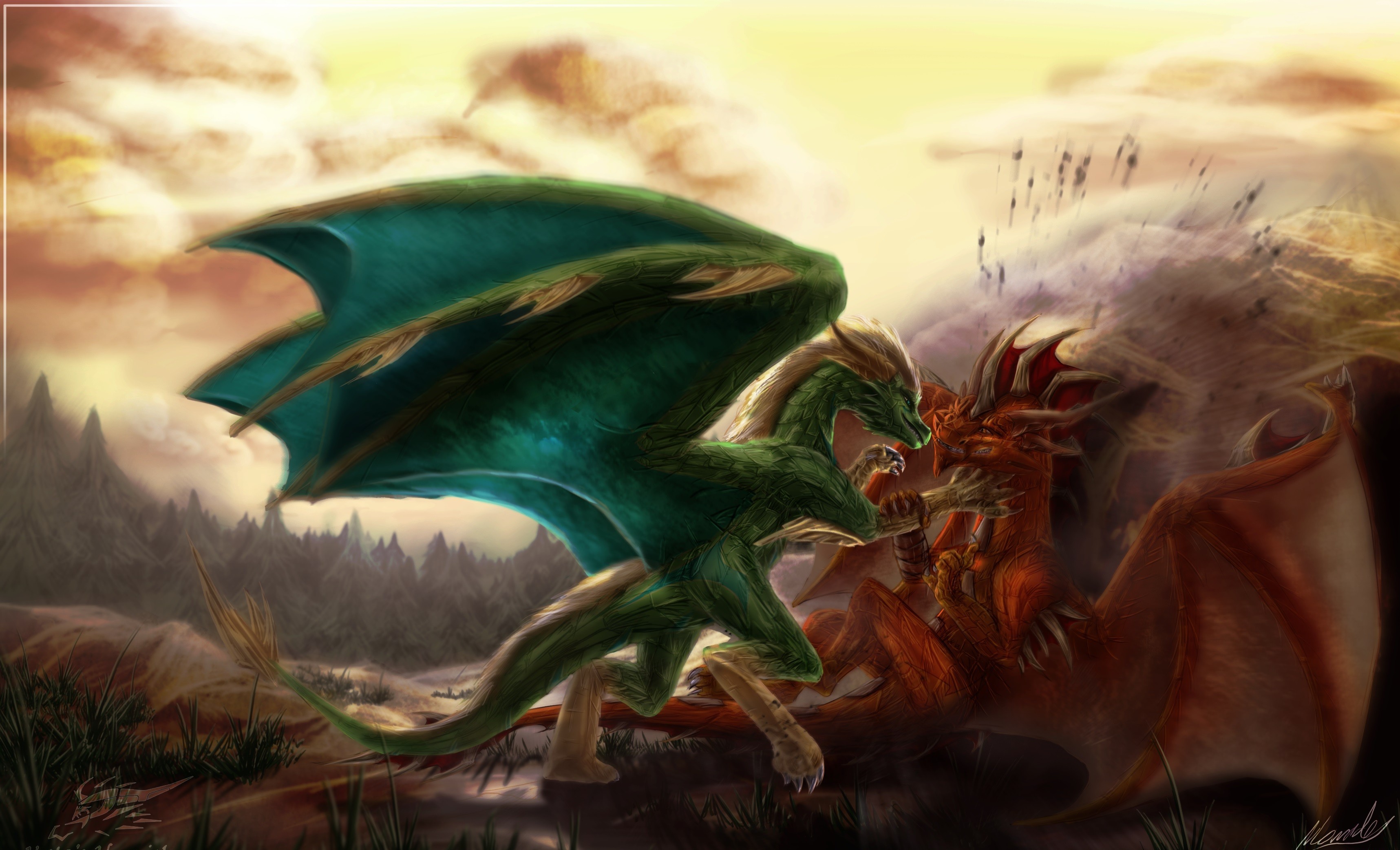 Download mobile wallpaper Fantasy, Dragon for free.