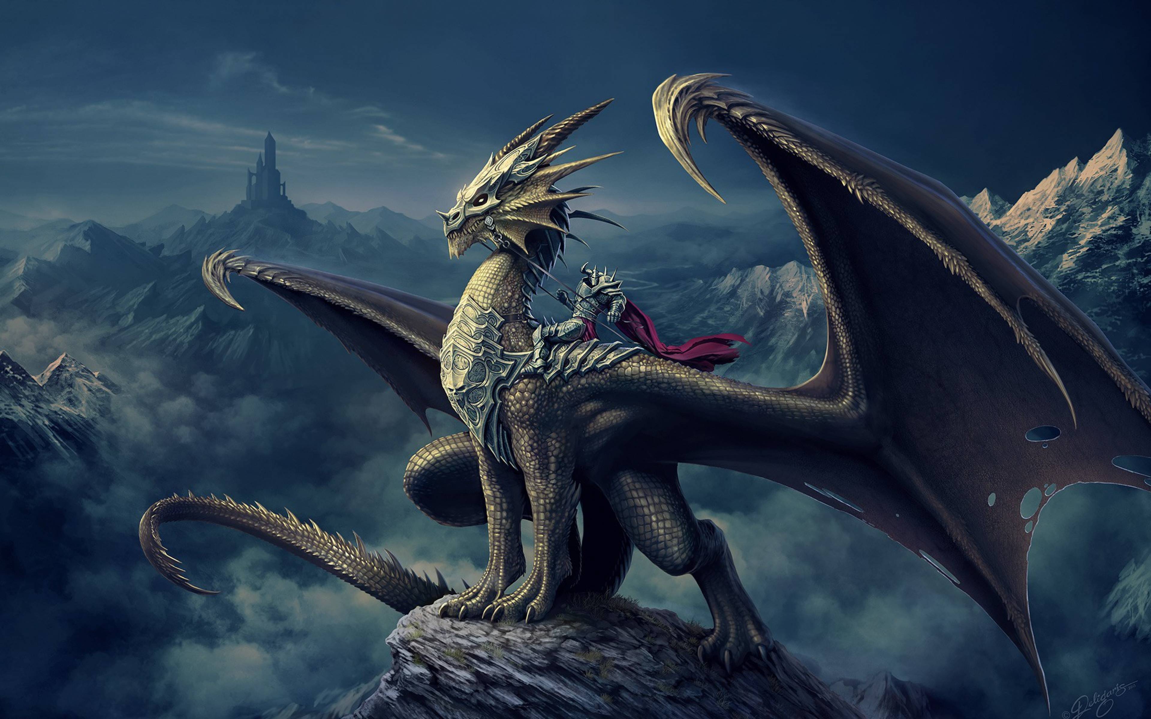 Free download wallpaper Fantasy, Dragon on your PC desktop