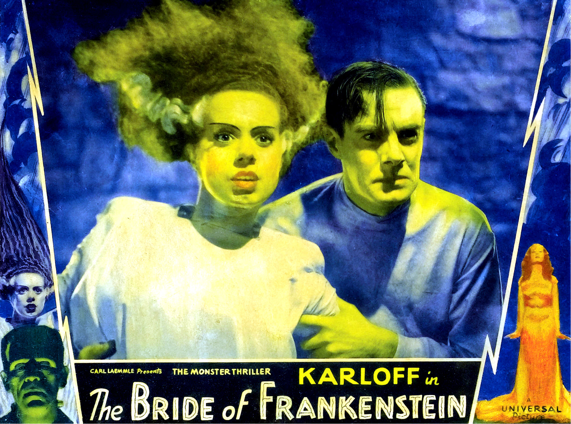 548106 скачать картинку кино, невеста франкенштейна, ползающий, франкенштейн, хеллоуин, ужастик, страшные, пугающий - обои и заставки бесплатно