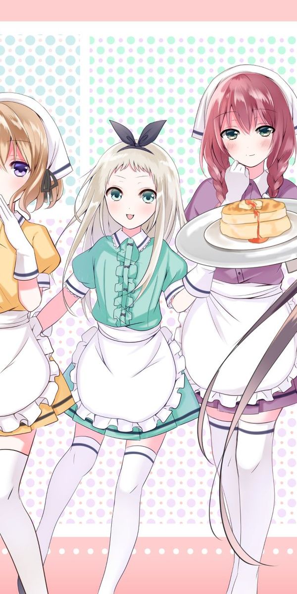 HDデスクトップ 壁紙: アニメ, ブレンドS, 神崎ひでり, 日向夏帆, 星川