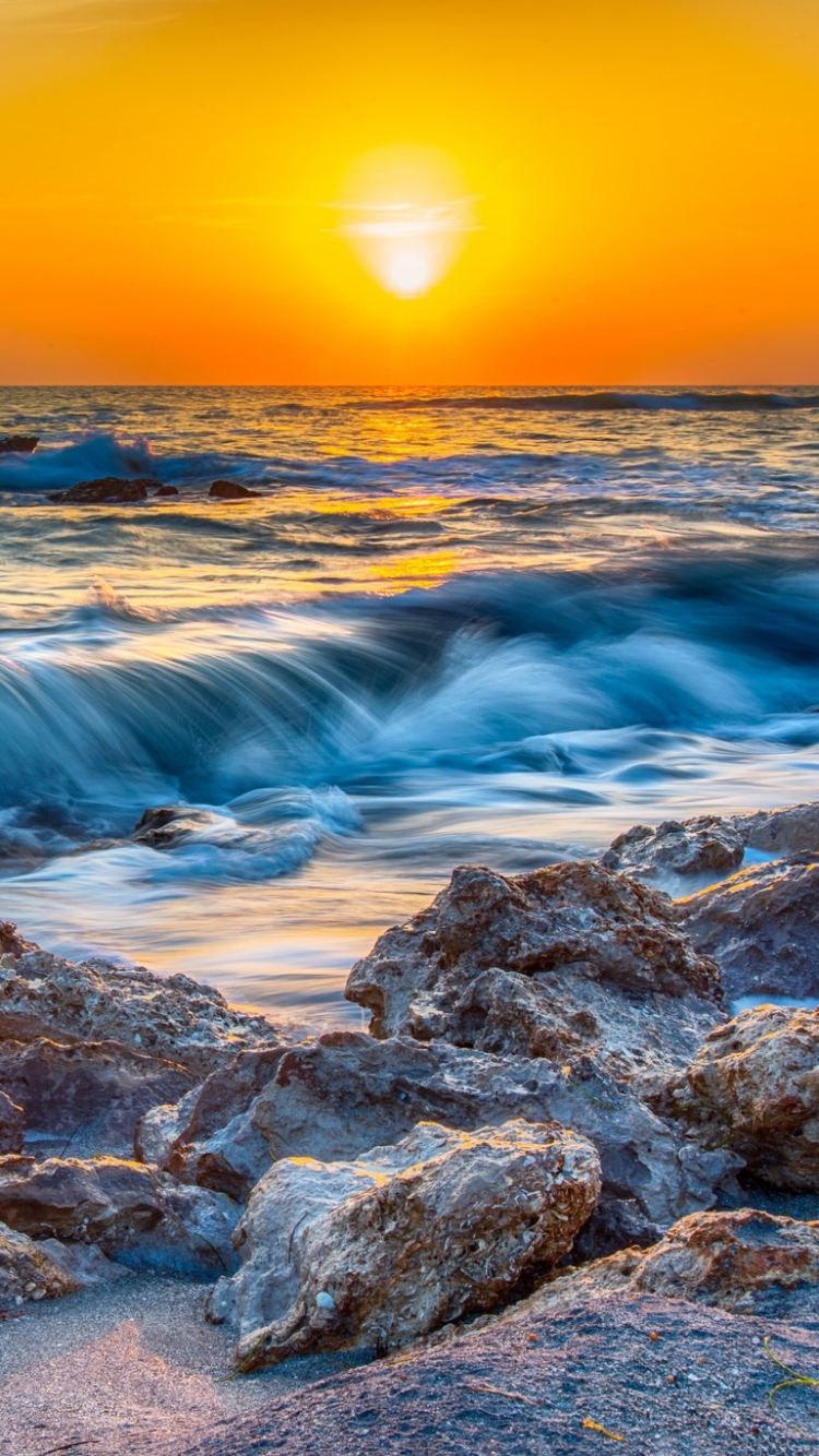 Descarga gratuita de fondo de pantalla para móvil de Horizonte, Océano, Tierra/naturaleza.