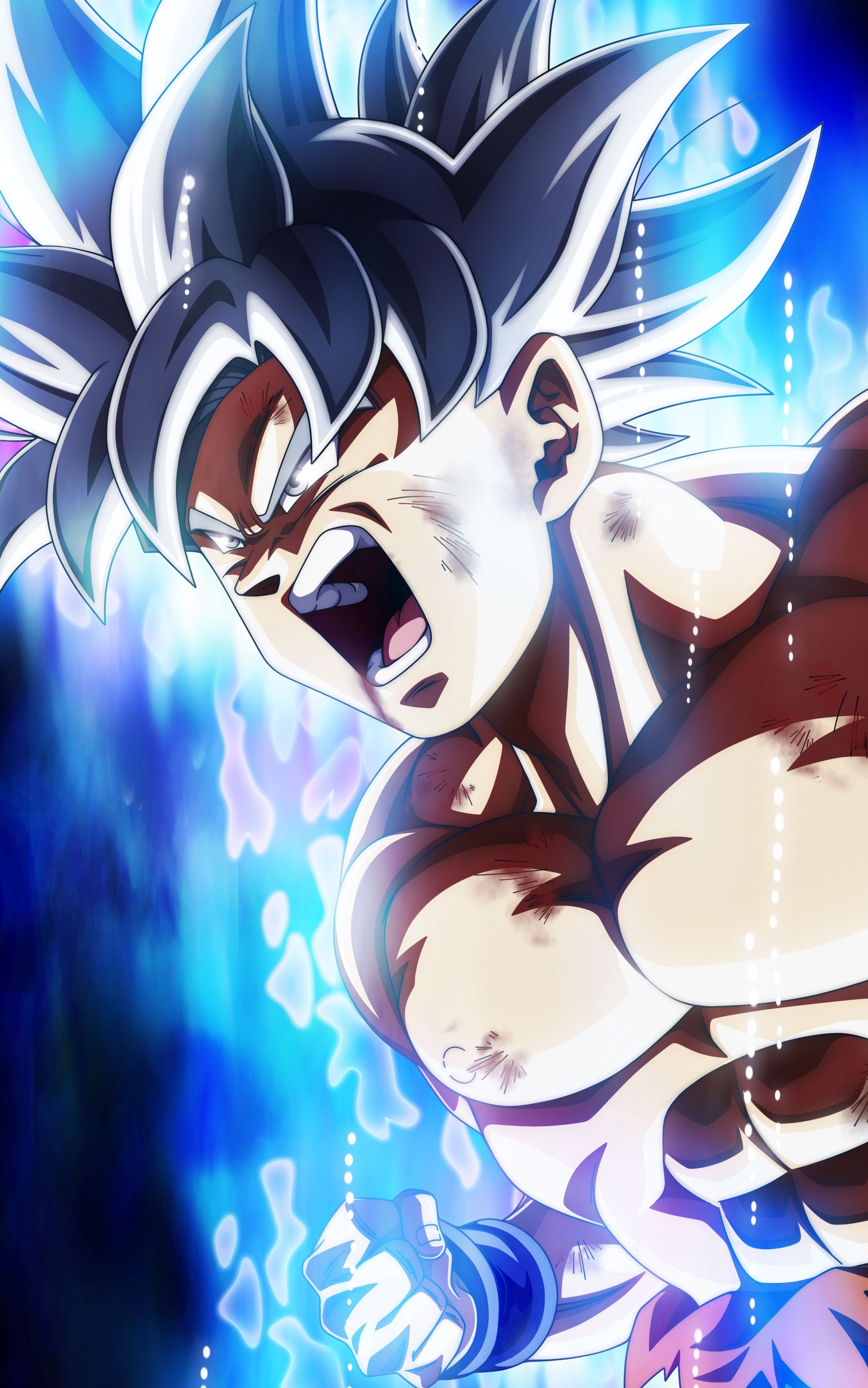 Handy-Wallpaper Dragon Ball, Animes, Son Goku, Dragonball Super, Ultra Instinkt (Dragon Ball) kostenlos herunterladen.