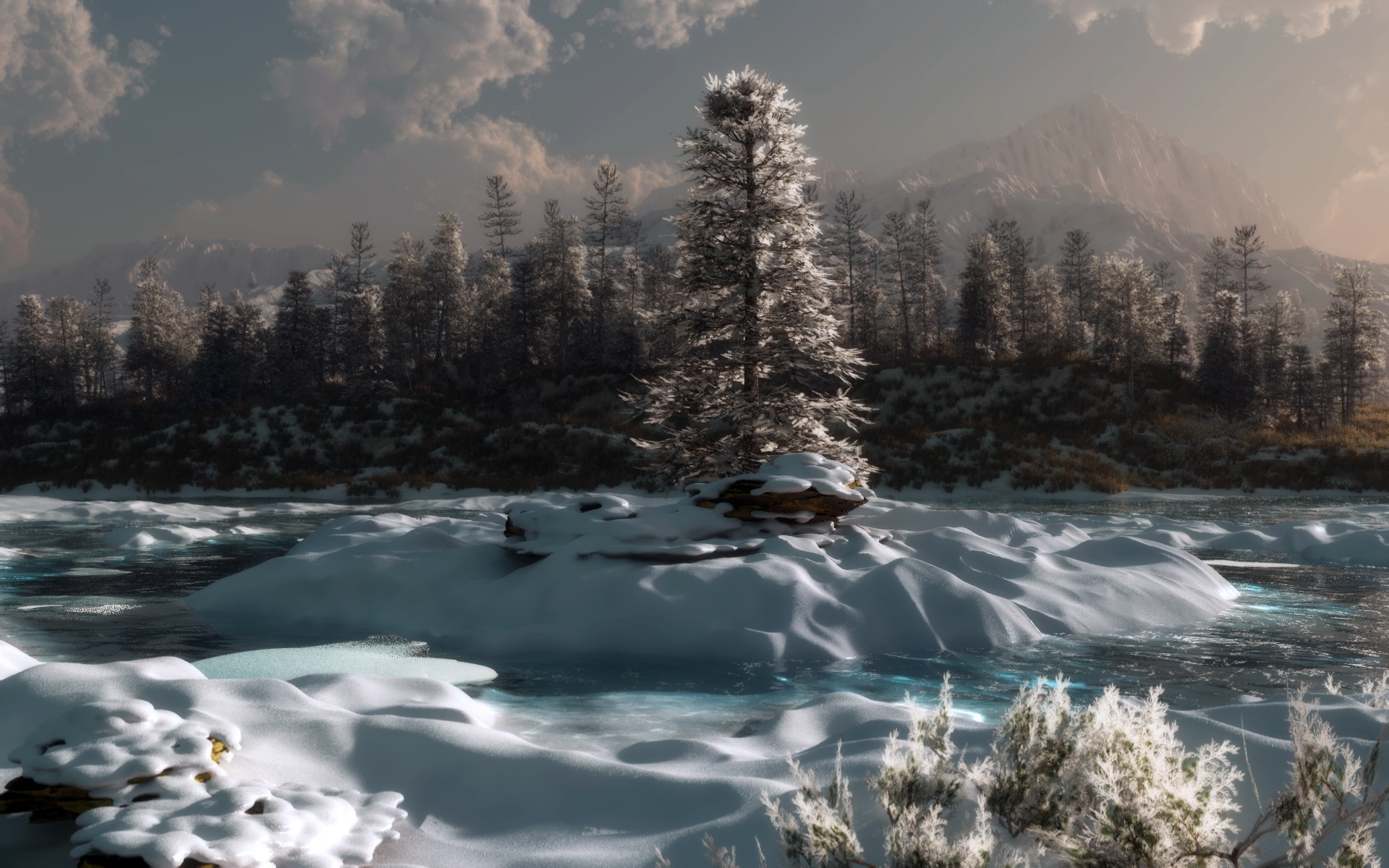 Download mobile wallpaper Winter, Earth for free.