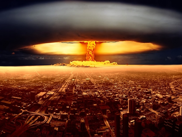 1402505 скачать обои ядерная бомба, ядерный взрыв, город, военные, взрыв, апокалипсис - заставки и картинки бесплатно