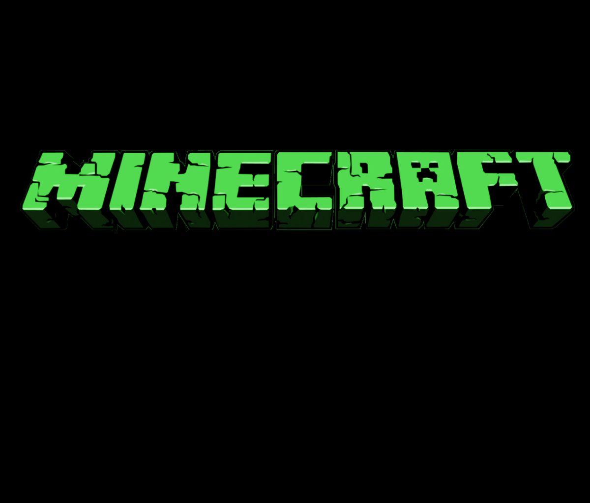 Free download wallpaper Minecraft, Logo, Video Game on your PC desktop