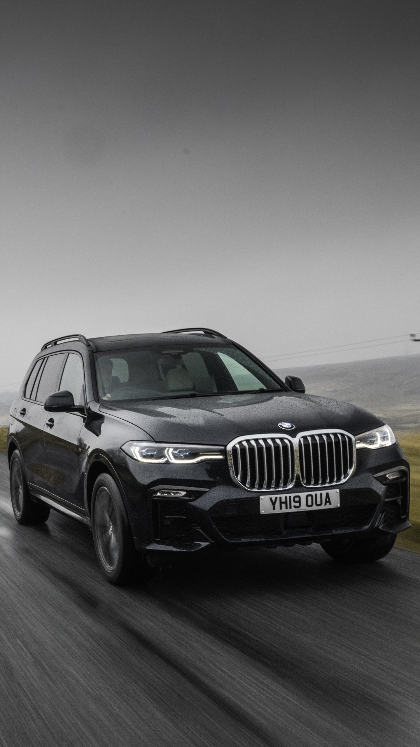 Download mobile wallpaper Bmw, Car, Suv, Vehicle, Vehicles, Black Car, Bmw X7 for free.