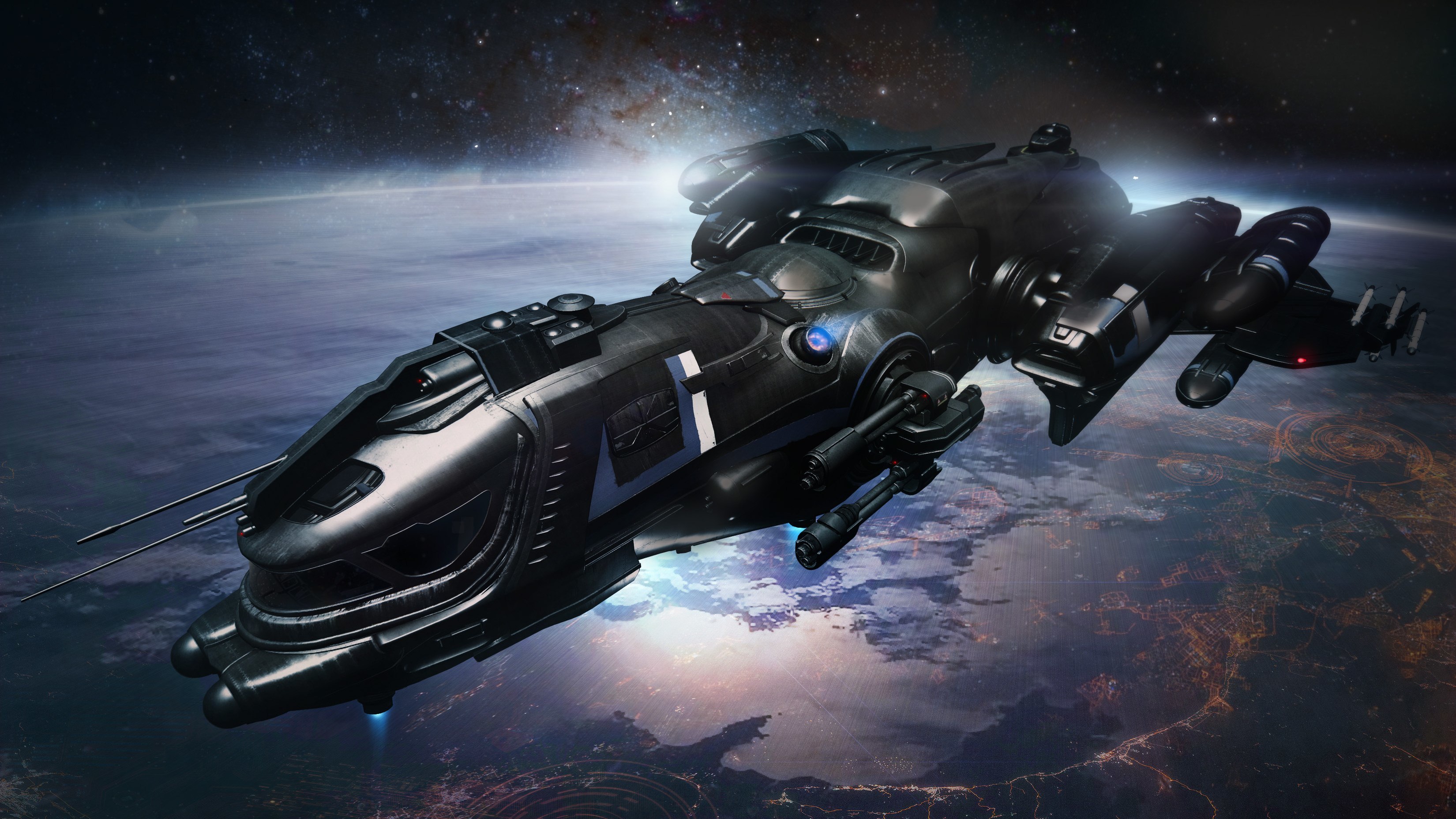 Free download wallpaper Space, Planet, Spaceship, Video Game, Star Citizen on your PC desktop