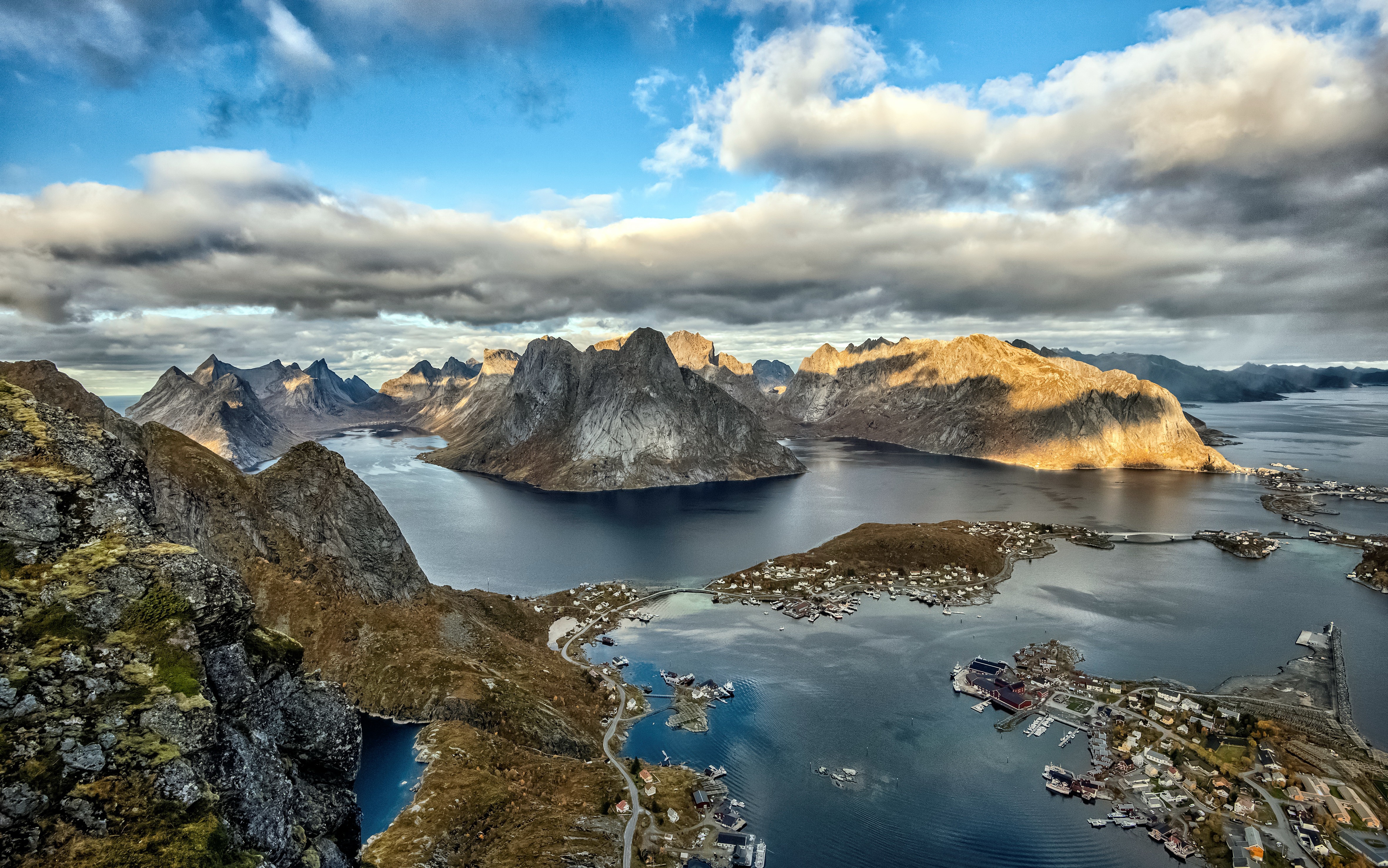 Download mobile wallpaper Sea, Mountain, Coast, Photography, Lofoten, Lofoten Islands for free.