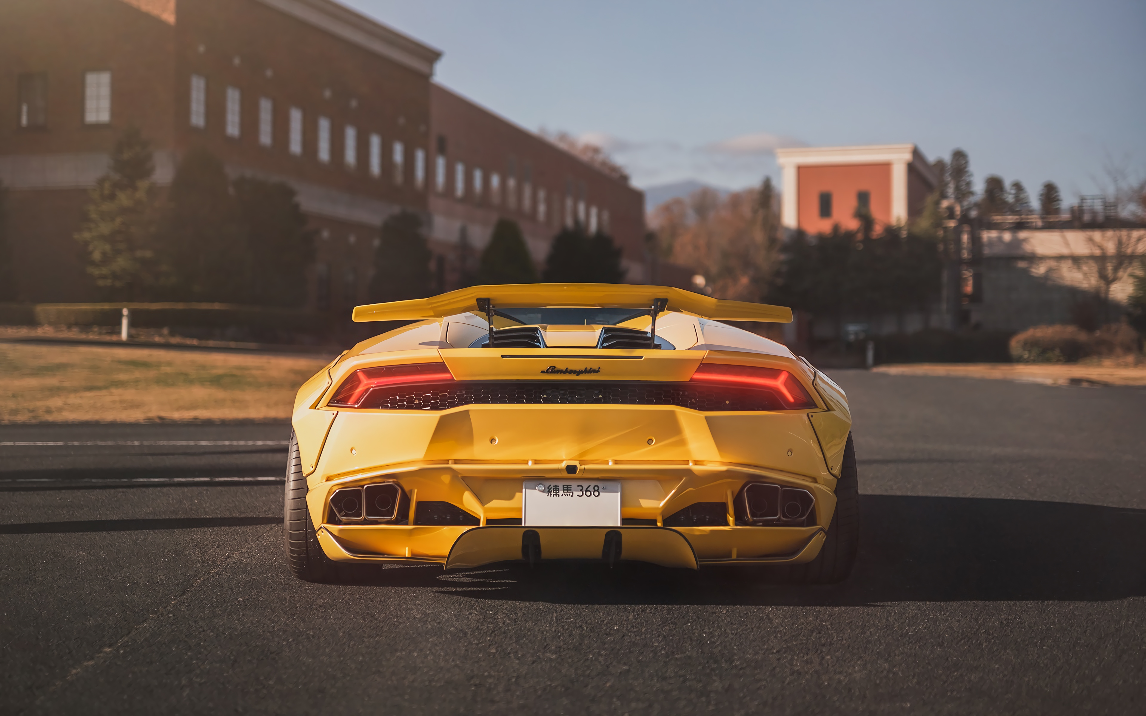 Download mobile wallpaper Lamborghini, Vehicles, Yellow Car, Lamborghini Huracán for free.