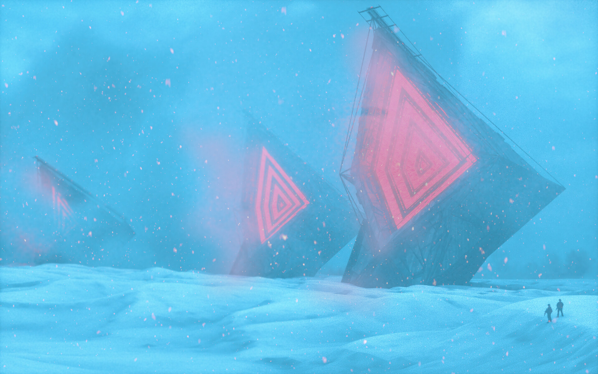 Download mobile wallpaper Landscape, Snow, Sci Fi for free.