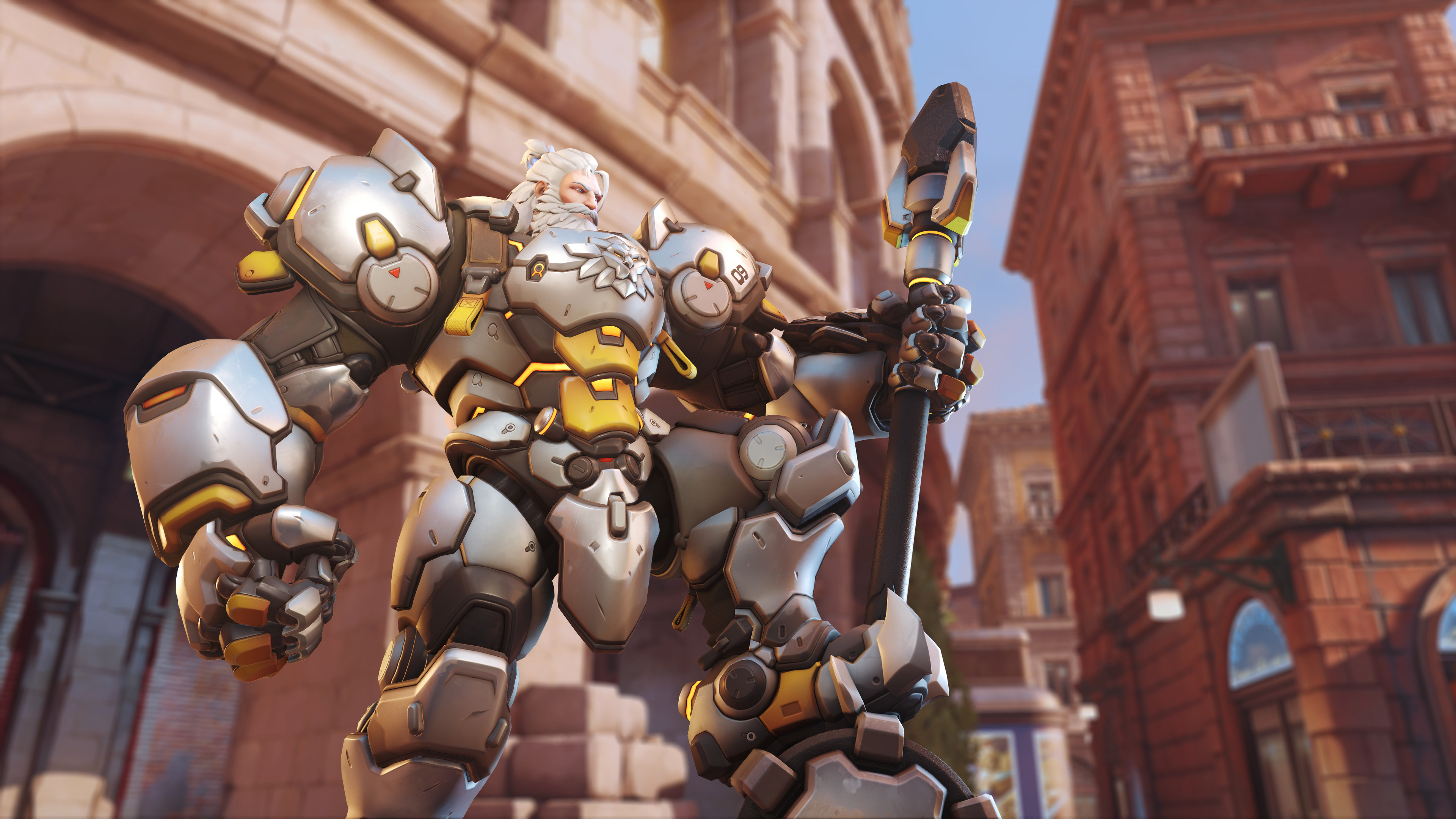 Download mobile wallpaper Video Game, Reinhardt (Overwatch), Overwatch 2 for free.