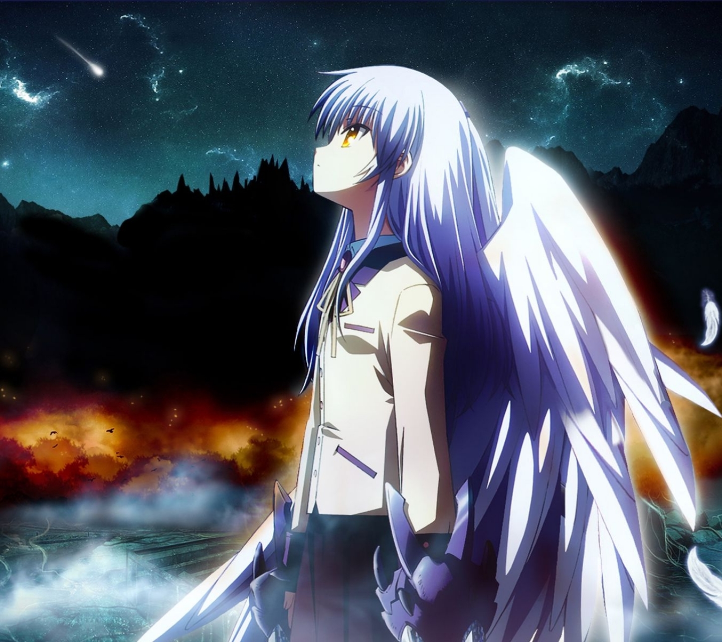 Laden Sie das Animes, Angel Beats!-Bild kostenlos auf Ihren PC-Desktop herunter