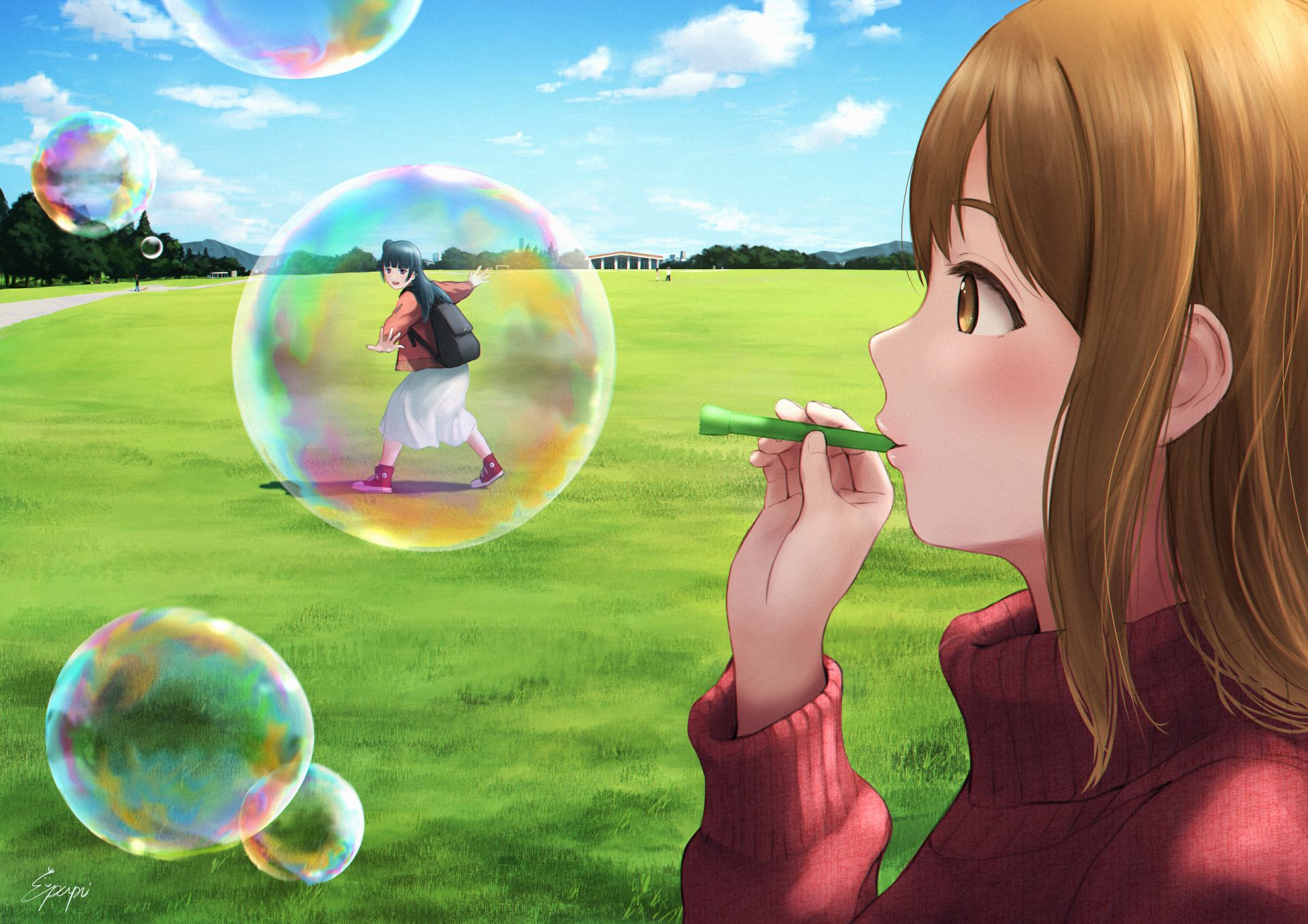 Download mobile wallpaper Anime, Love Live!, Hanamaru Kunikida, Love Live! Sunshine!!, Yoshiko Tsushima for free.