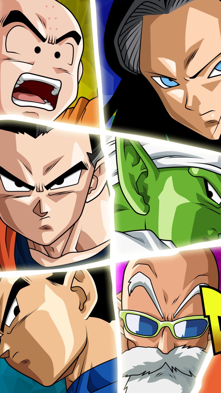 Download mobile wallpaper Anime, Dragon Ball, Piccolo (Dragon Ball), Gohan (Dragon Ball), Vegeta (Dragon Ball), Master Roshi (Dragon Ball), Krillin (Dragon Ball), Dragon Ball Super, Android 17 (Dragon Ball) for free.