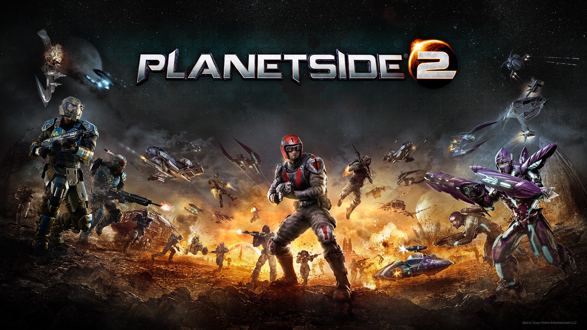Скачать картинку Planetside 2, Сторона Планеты, Видеоигры в телефон бесплатно.