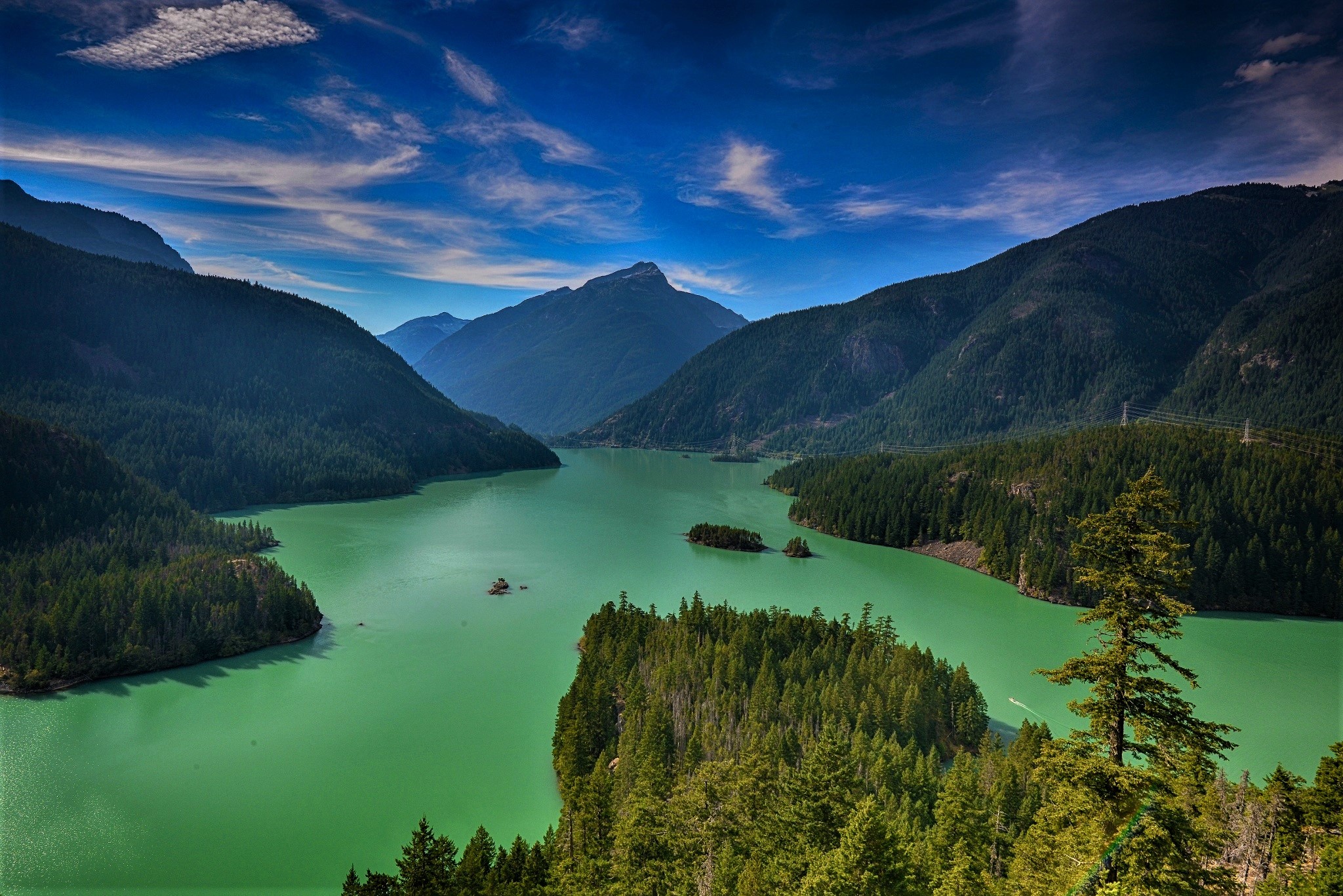 PCデスクトップに風景, 湖, 山, 森, 地球, ターコイズ画像を無料でダウンロード