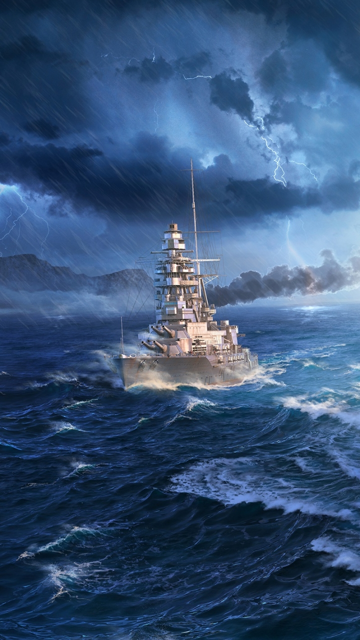 Download mobile wallpaper Video Game, Warship, World Of Warships, Warships for free.