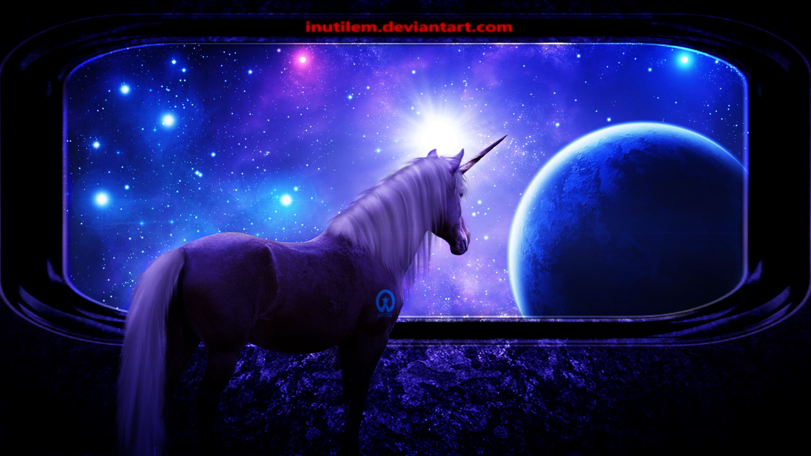 674475 descargar fondo de pantalla ciencia ficción, animal, barco, unicornio, ventana: protectores de pantalla e imágenes gratis