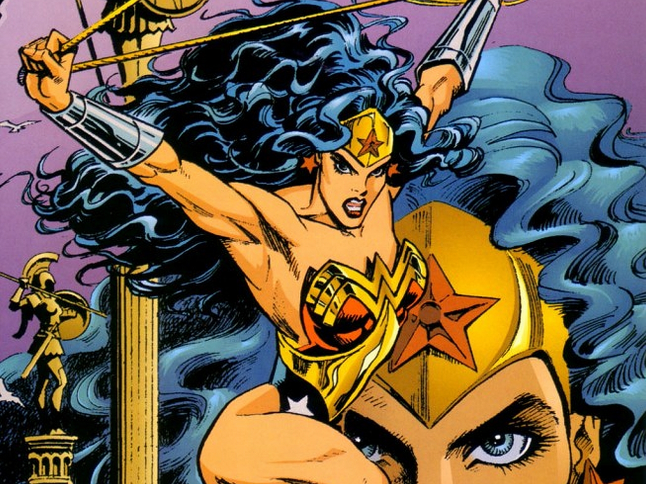 Handy-Wallpaper Comics, Wonderwoman kostenlos herunterladen.