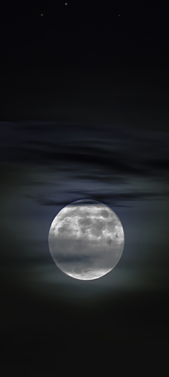 Download mobile wallpaper Night, Moon, Earth, Moonlight for free.