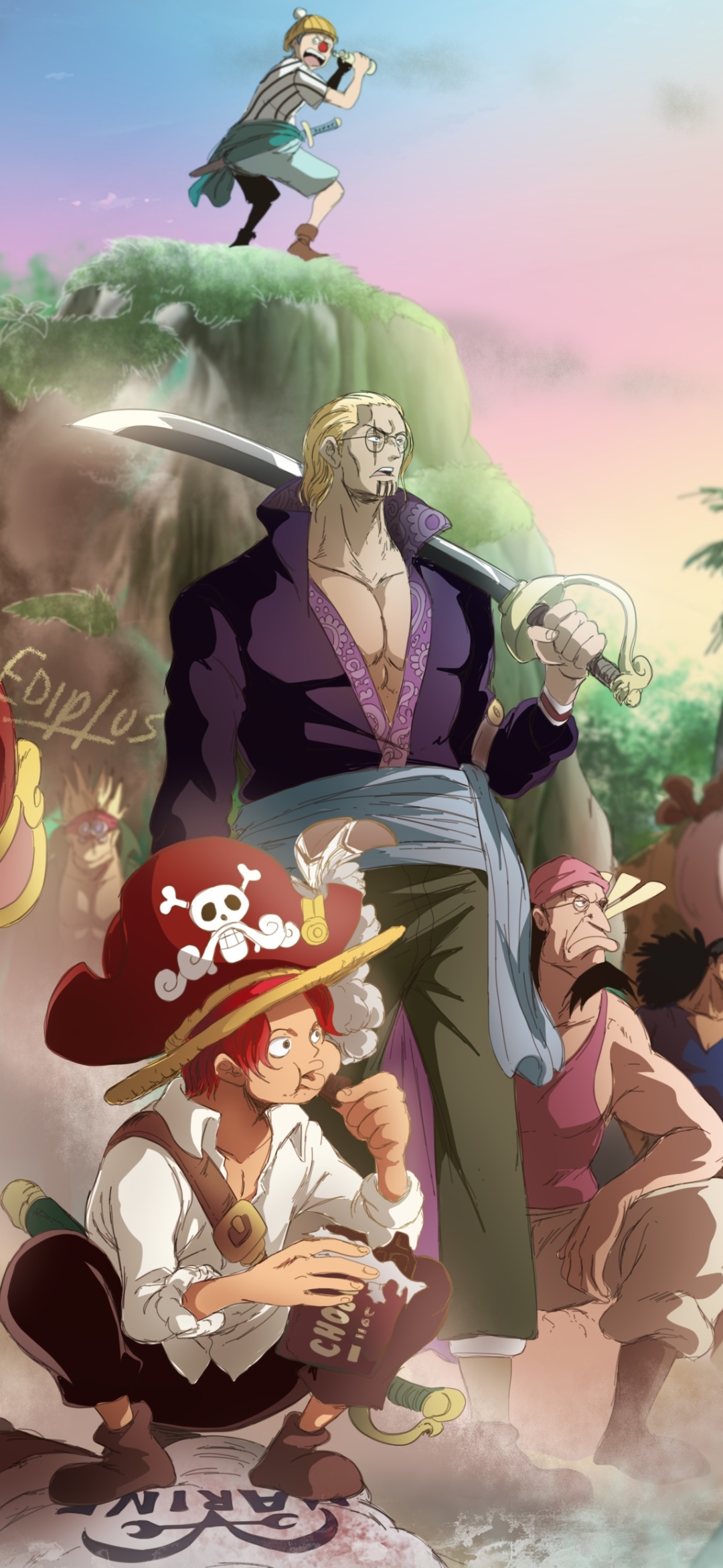 Los mejores fondos de pantalla de Azafrán (One Piece) para la pantalla del teléfono