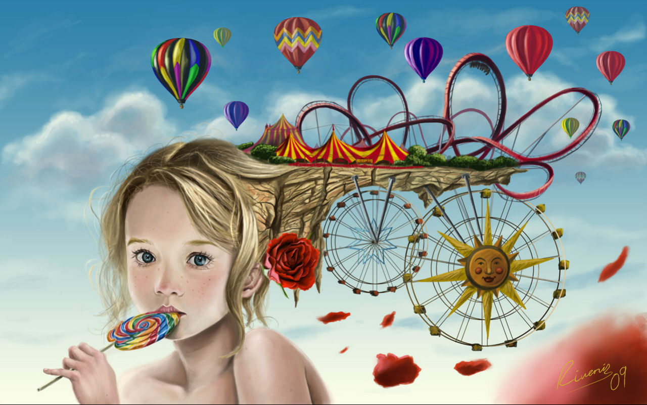 Download mobile wallpaper Artistic, Child for free.