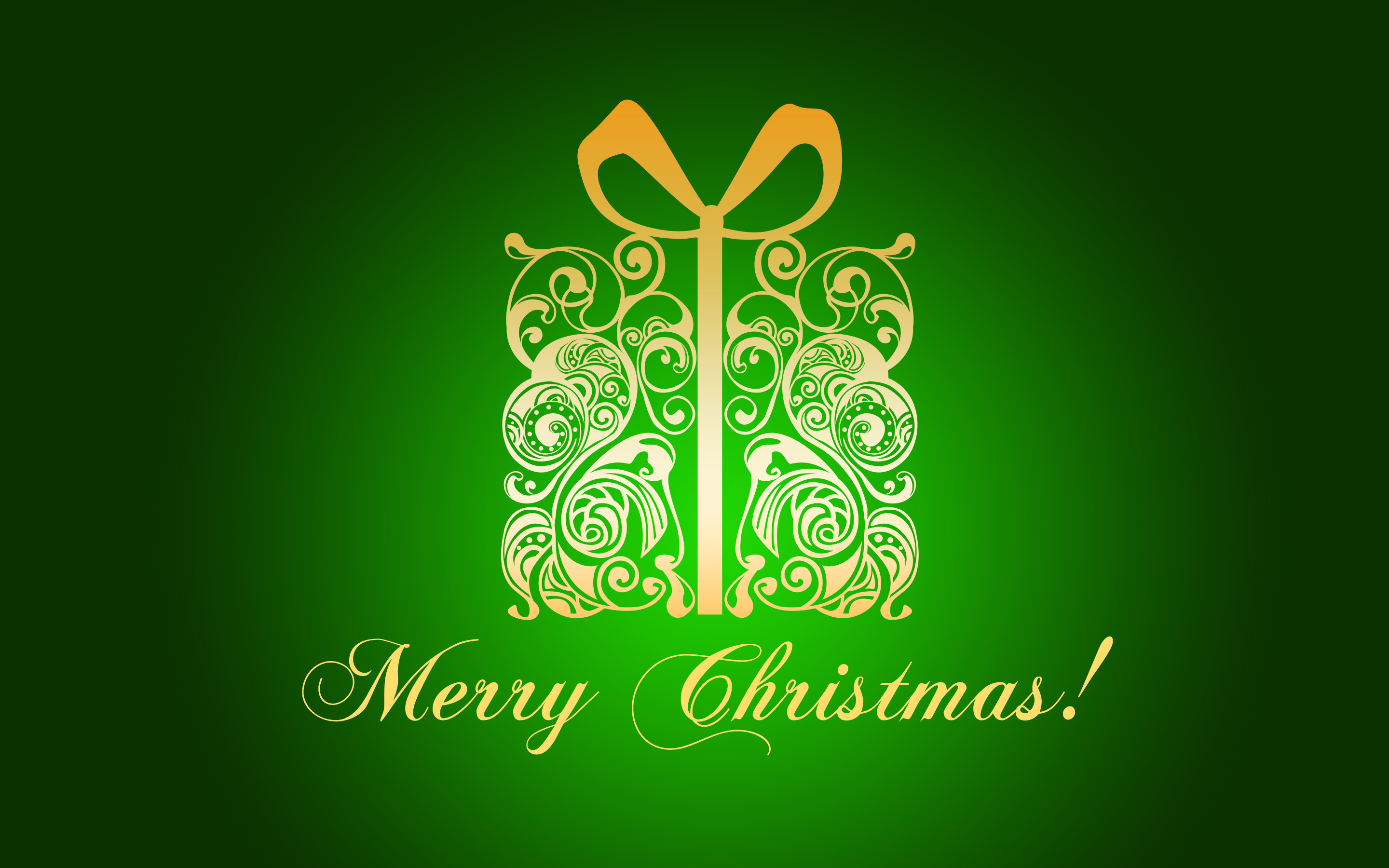 Скачать обои бесплатно Рождество, Зеленый, Подарки, Праздничные, С Рождеством картинка на рабочий стол ПК